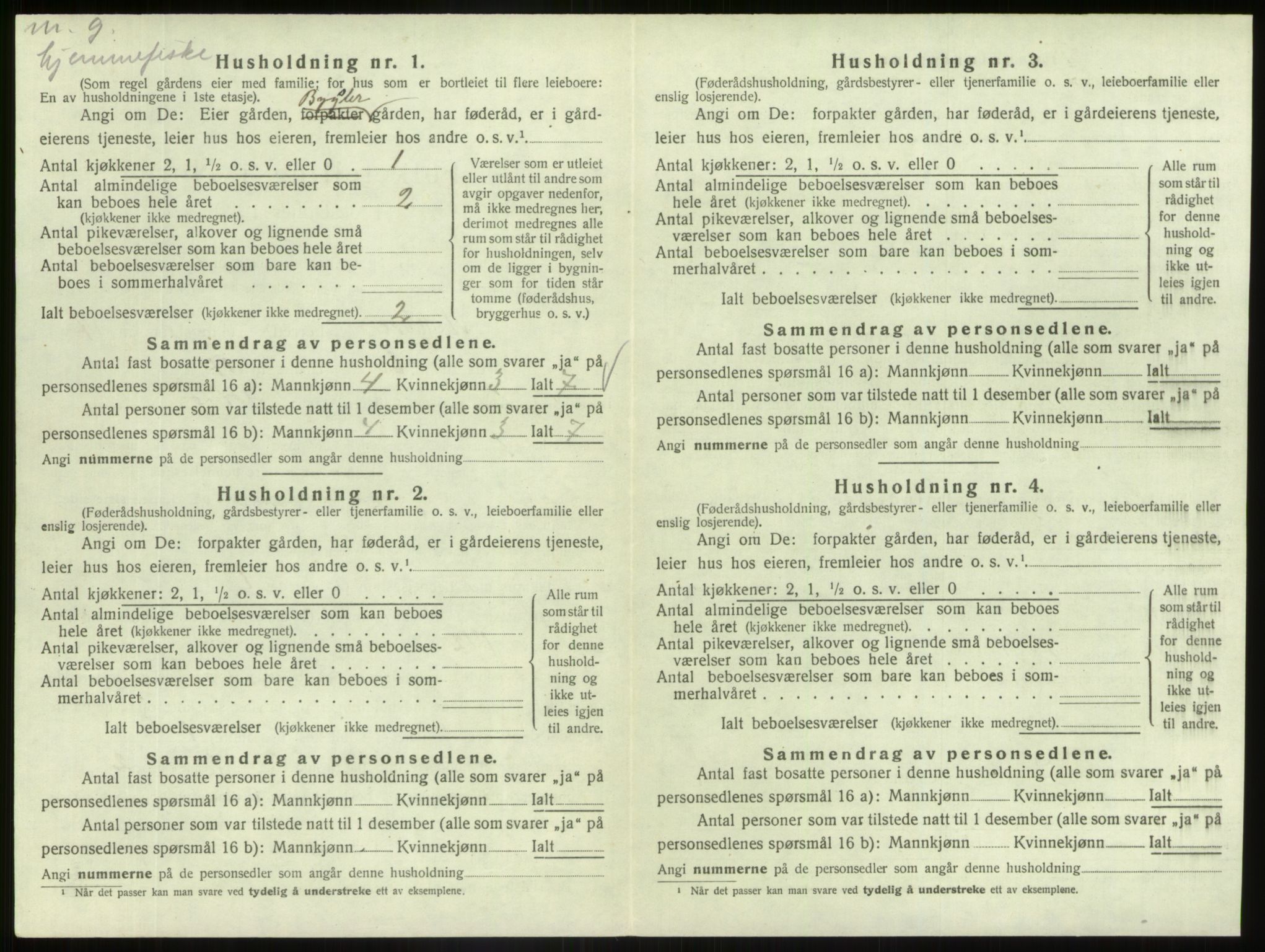 SAB, 1920 census for Askvoll, 1920, p. 963