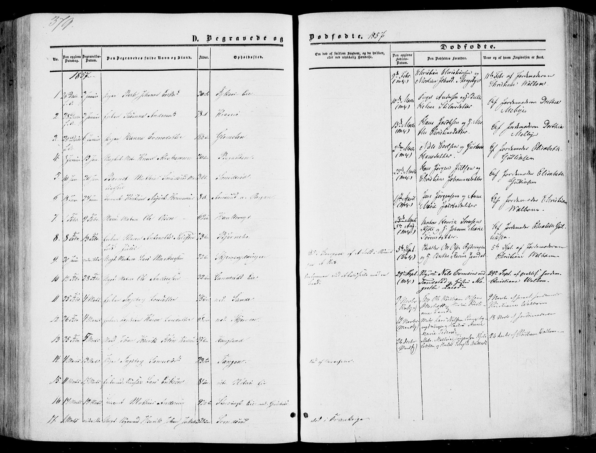 Nøtterøy kirkebøker, AV/SAKO-A-354/F/Fa/L0006: Parish register (official) no. I 6, 1852-1864, p. 379