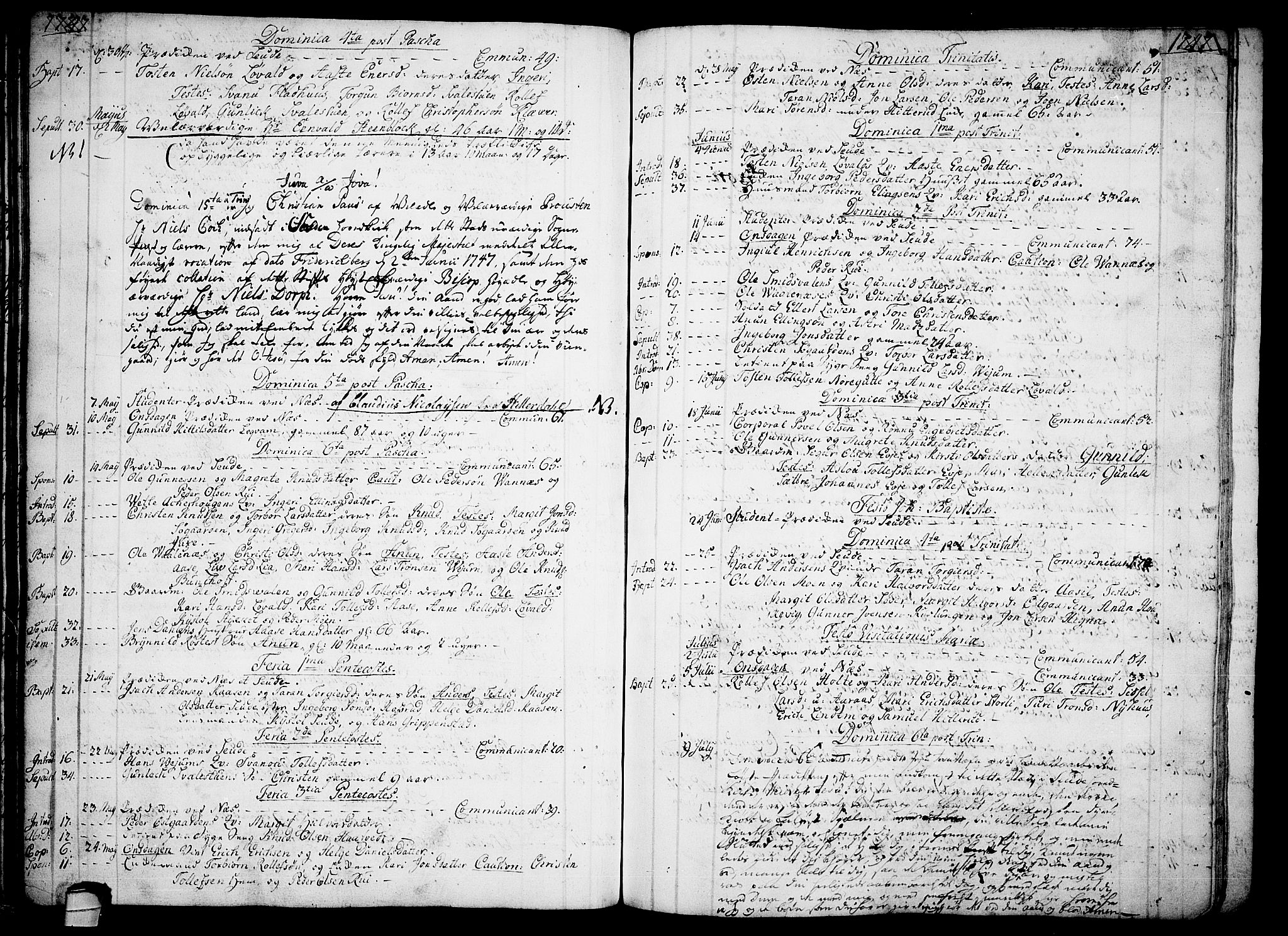 Sauherad kirkebøker, AV/SAKO-A-298/F/Fa/L0003: Parish register (official) no. I 3, 1722-1766