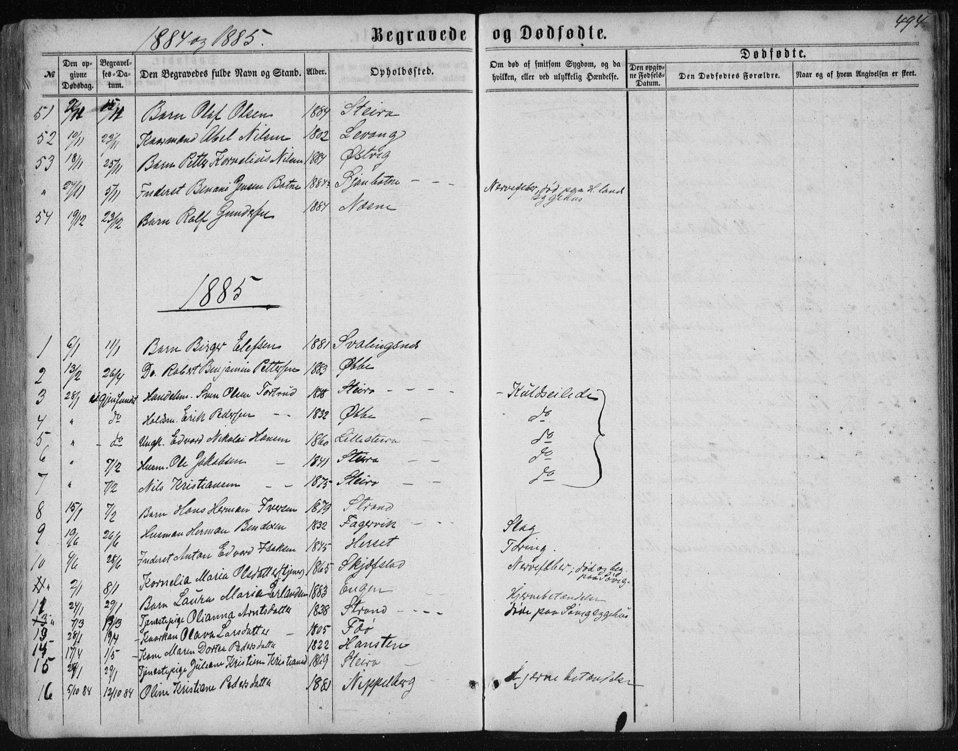 Ministerialprotokoller, klokkerbøker og fødselsregistre - Nordland, SAT/A-1459/838/L0556: Parish register (copy) no. 838C03, 1861-1893, p. 494