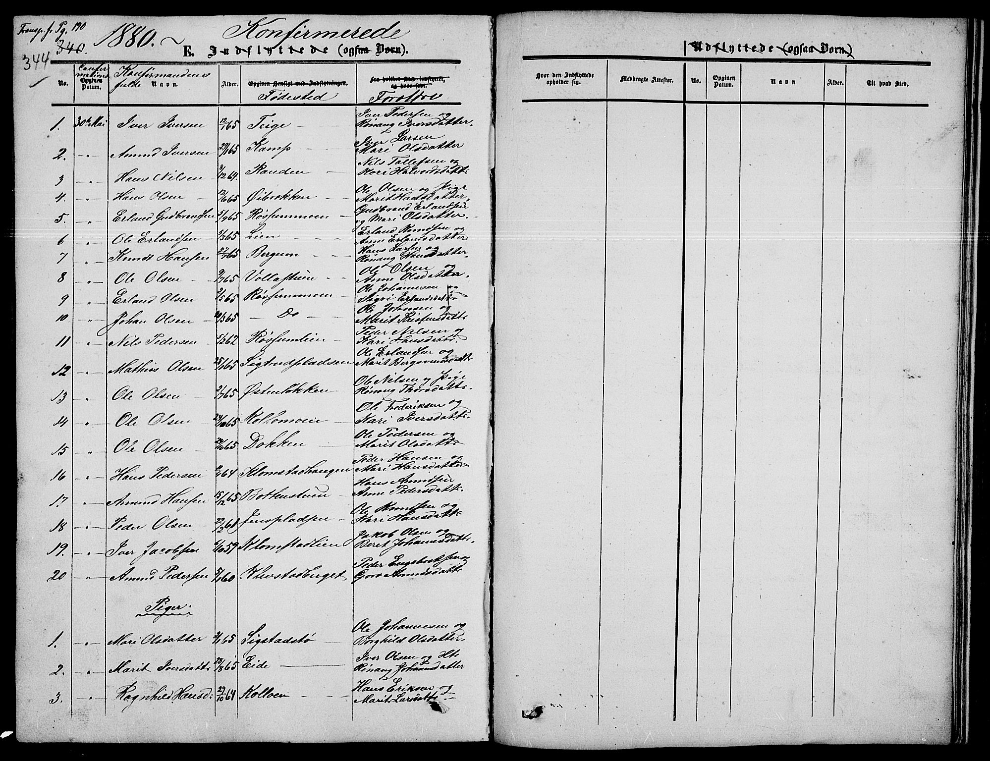 Nord-Fron prestekontor, SAH/PREST-080/H/Ha/Hab/L0003: Parish register (copy) no. 3, 1851-1886, p. 344