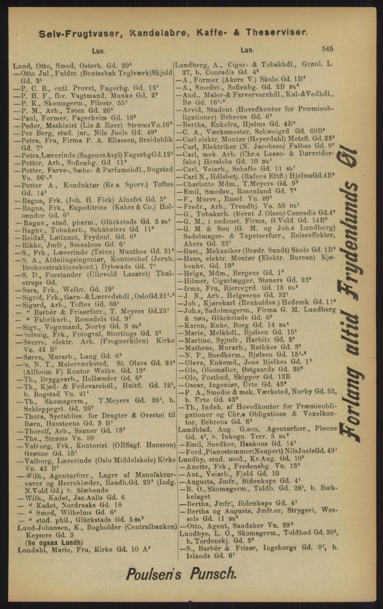 Kristiania/Oslo adressebok, PUBL/-, 1902, p. 545