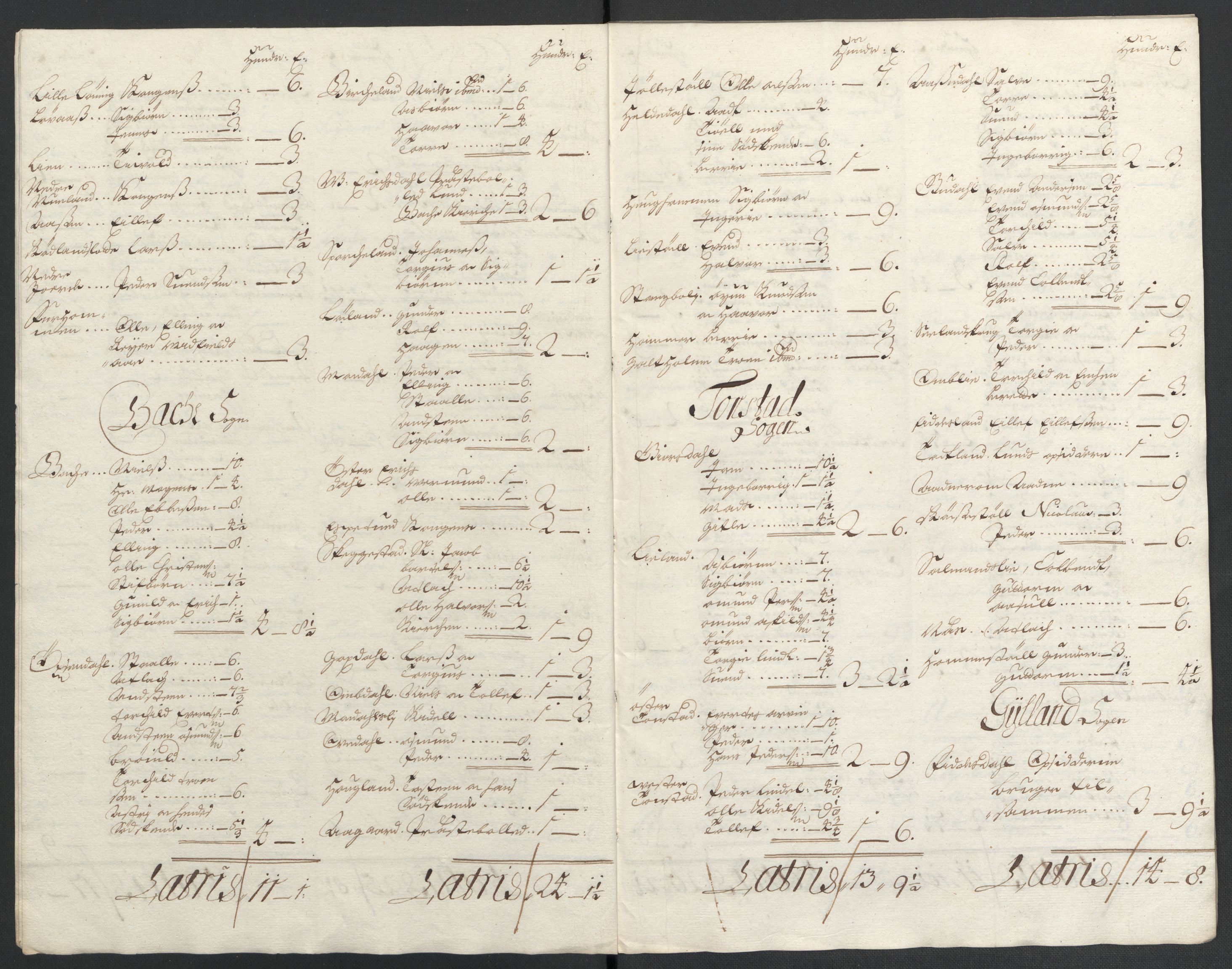 Rentekammeret inntil 1814, Reviderte regnskaper, Fogderegnskap, AV/RA-EA-4092/R43/L2546: Fogderegnskap Lista og Mandal, 1696-1697, p. 239