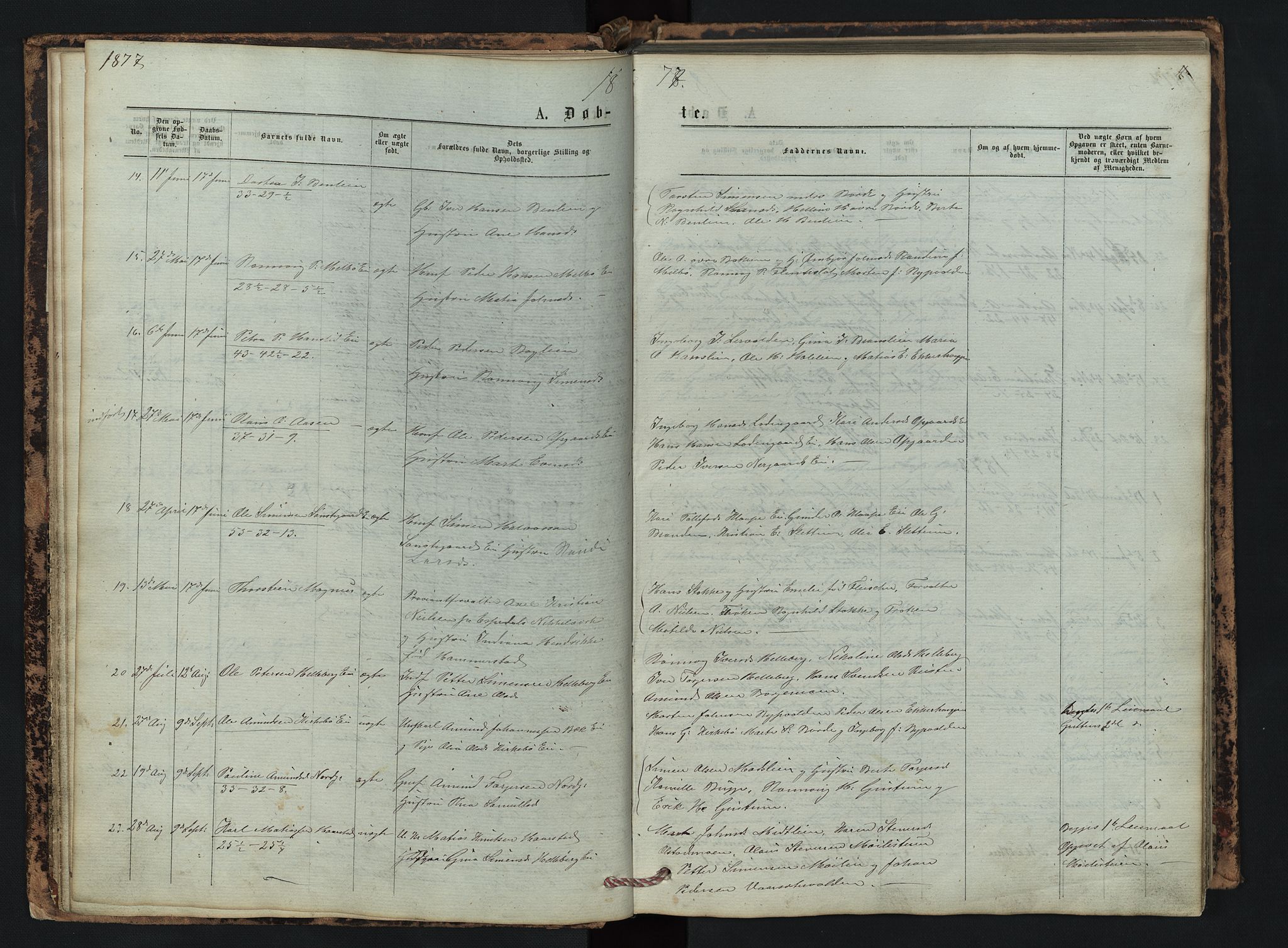 Vestre Gausdal prestekontor, AV/SAH-PREST-094/H/Ha/Hab/L0002: Parish register (copy) no. 2, 1874-1897, p. 11