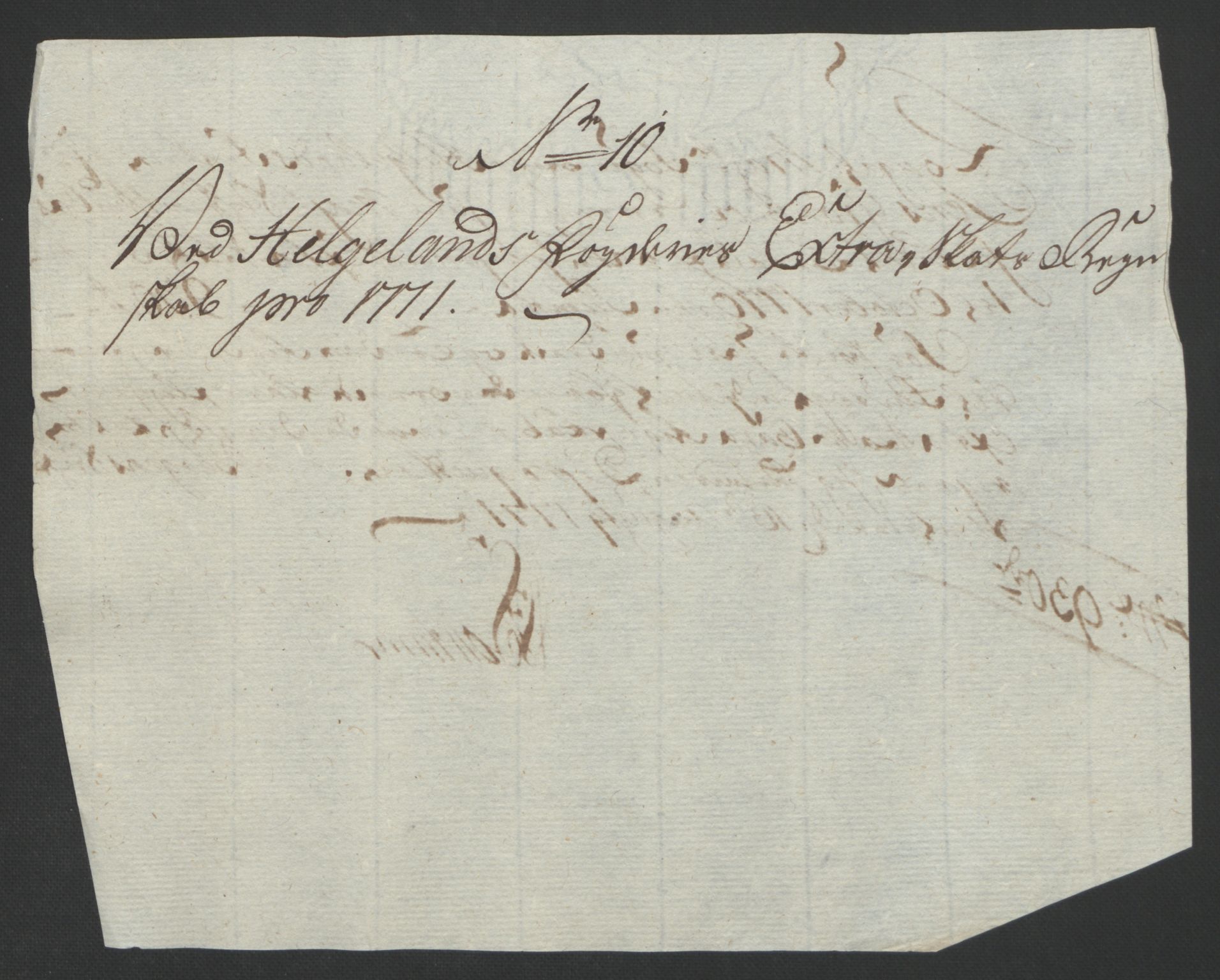 Rentekammeret inntil 1814, Reviderte regnskaper, Fogderegnskap, AV/RA-EA-4092/R65/L4573: Ekstraskatten Helgeland, 1762-1772, p. 350