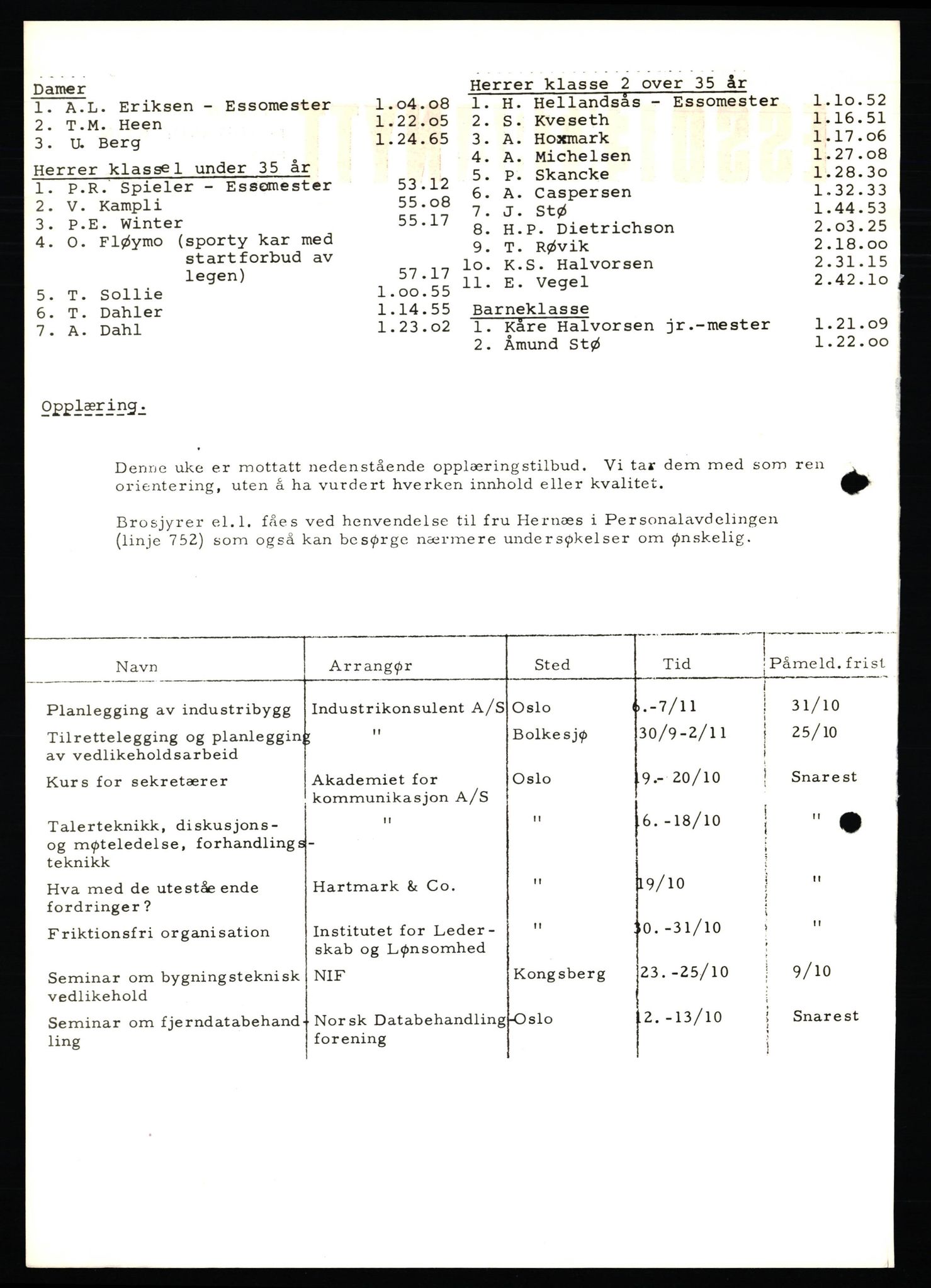 Pa 0982 - Esso Norge A/S, AV/SAST-A-100448/X/Xd/L0004: Esso Extra Nytt, 1963-1976