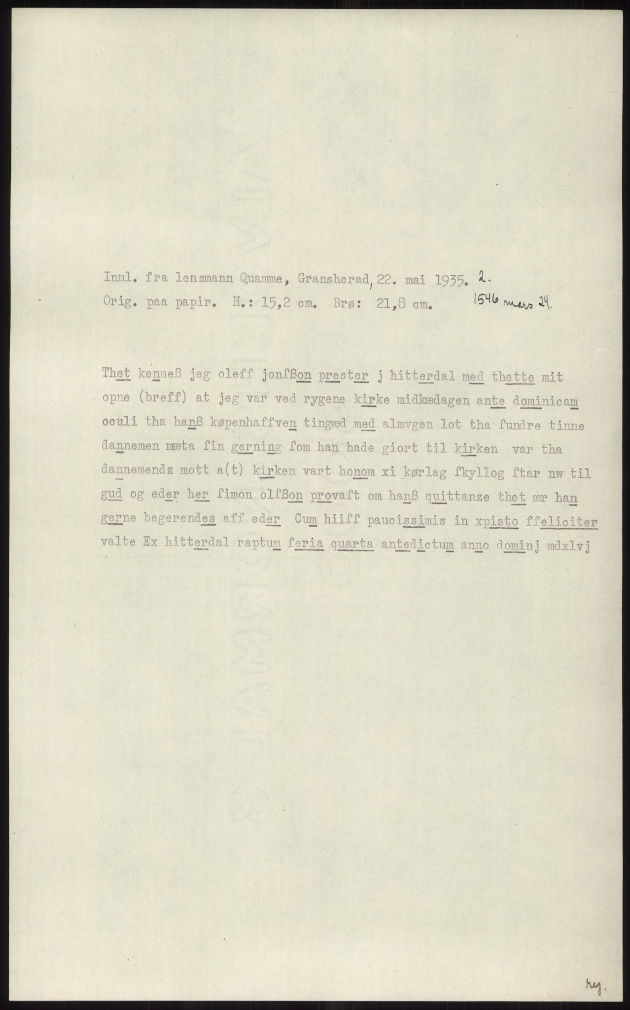 Samlinger til kildeutgivelse, Diplomavskriftsamlingen, RA/EA-4053/H/Ha, p. 1833