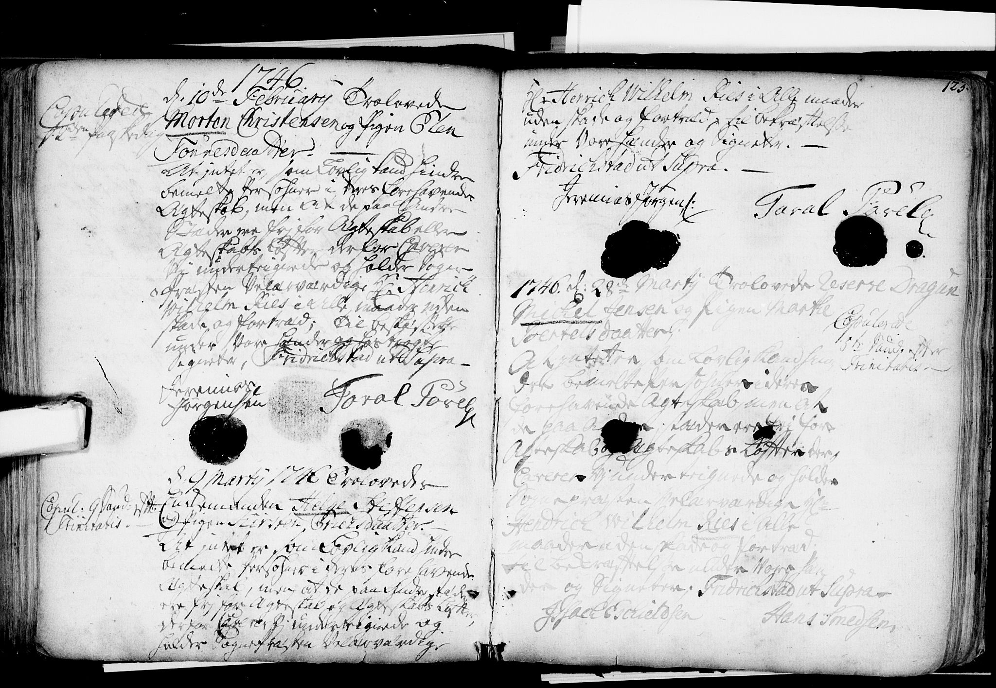 Glemmen prestekontor Kirkebøker, SAO/A-10908/F/Fa/L0001: Parish register (official) no. 1, 1733-1759, p. 123