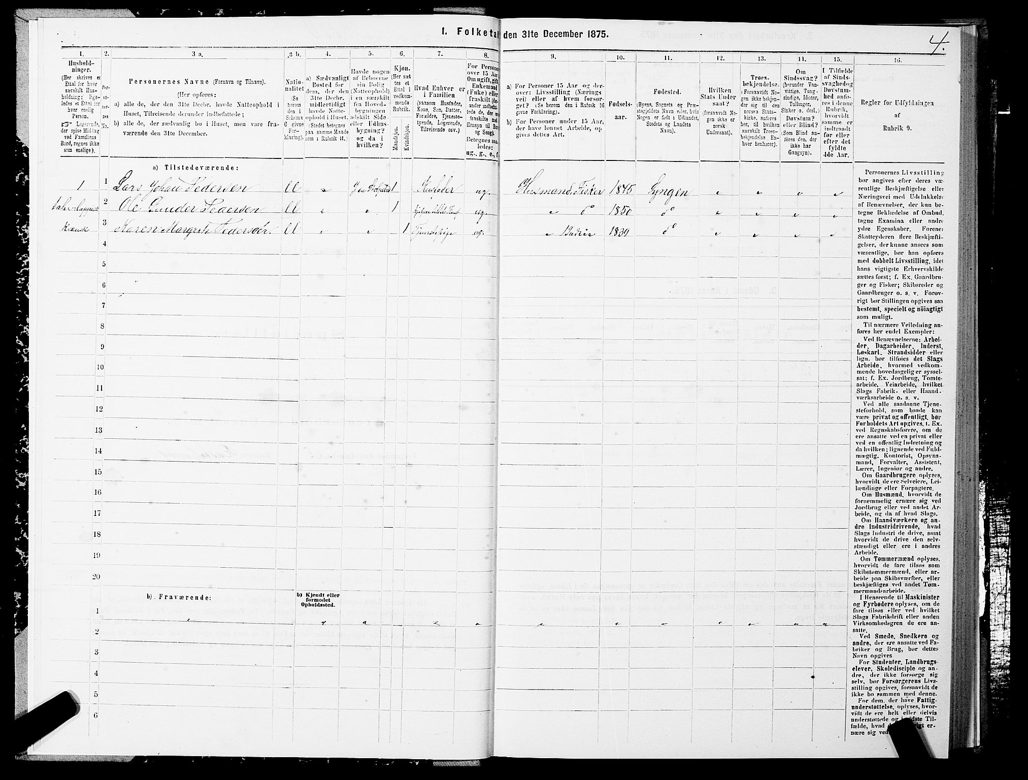 SATØ, 1875 census for 1938P Lyngen, 1875, p. 4004