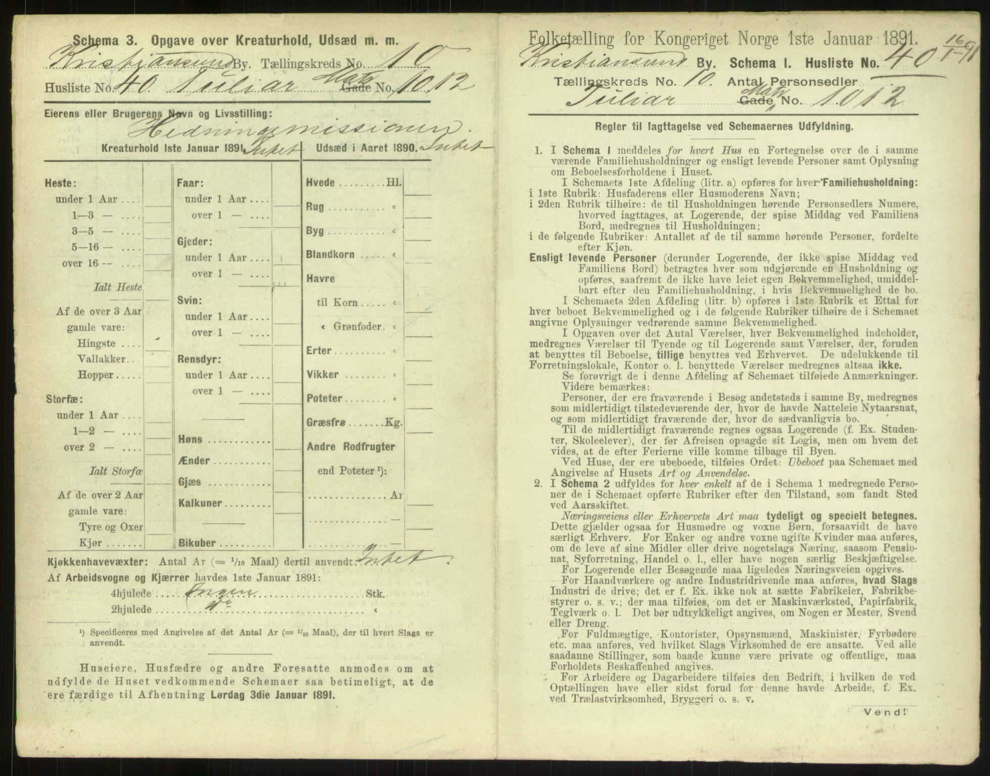 RA, 1891 census for 1503 Kristiansund, 1891, p. 1134