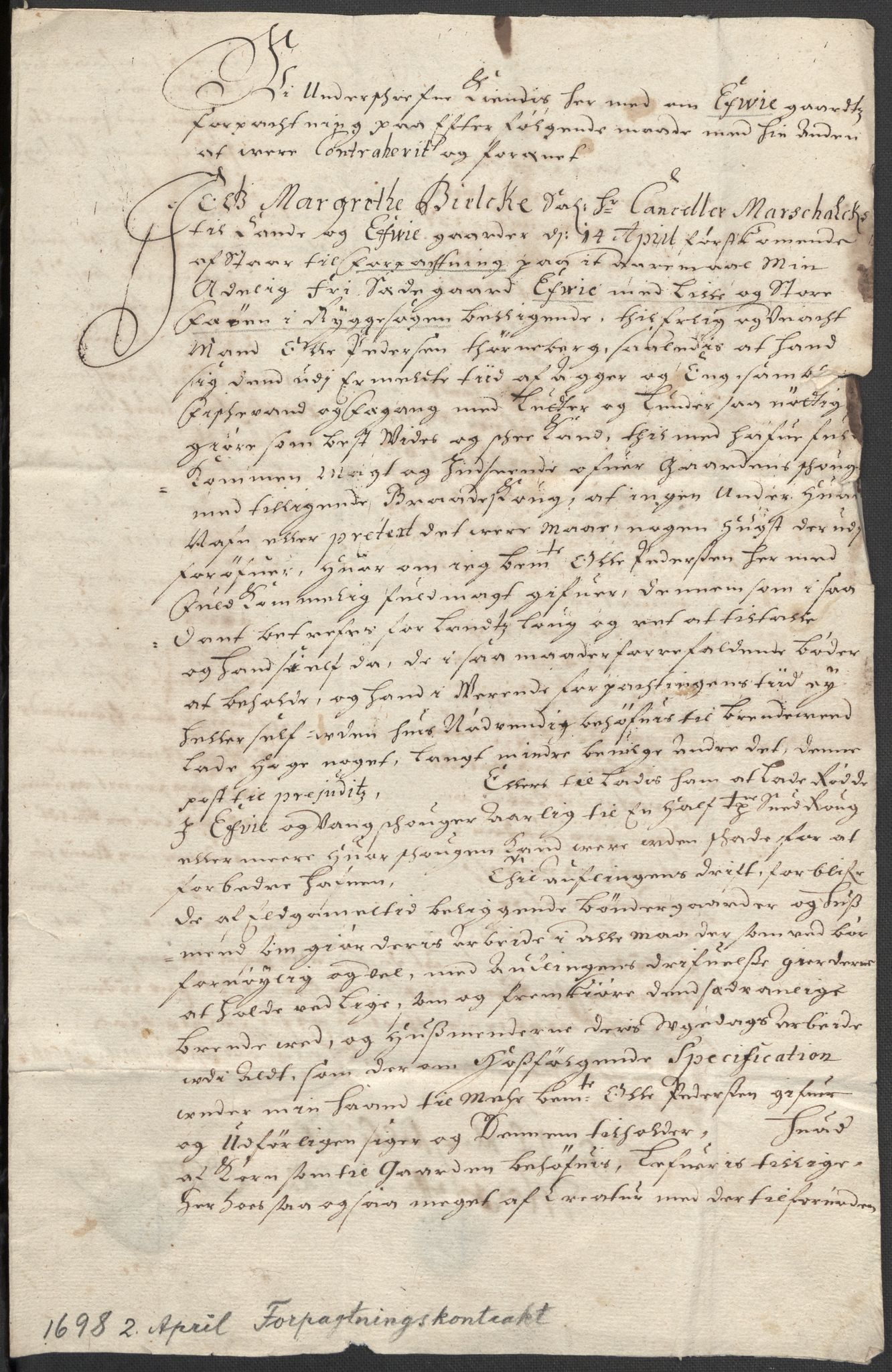 Riksarkivets diplomsamling, AV/RA-EA-5965/F12/L0004: Pk. 7 (I), 1490-1729, p. 82