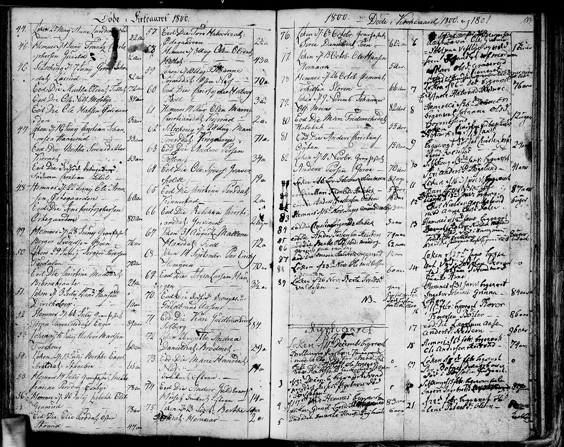 Høland prestekontor Kirkebøker, AV/SAO-A-10346a/F/Fa/L0006: Parish register (official) no. I 6, 1794-1814, p. 183