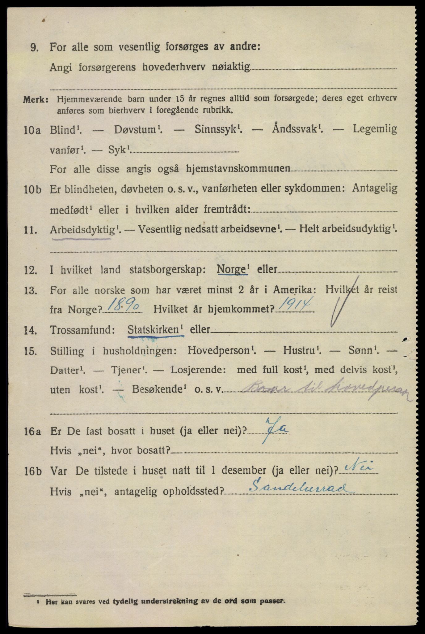 SAKO, 1920 census for Hedrum, 1920, p. 11004