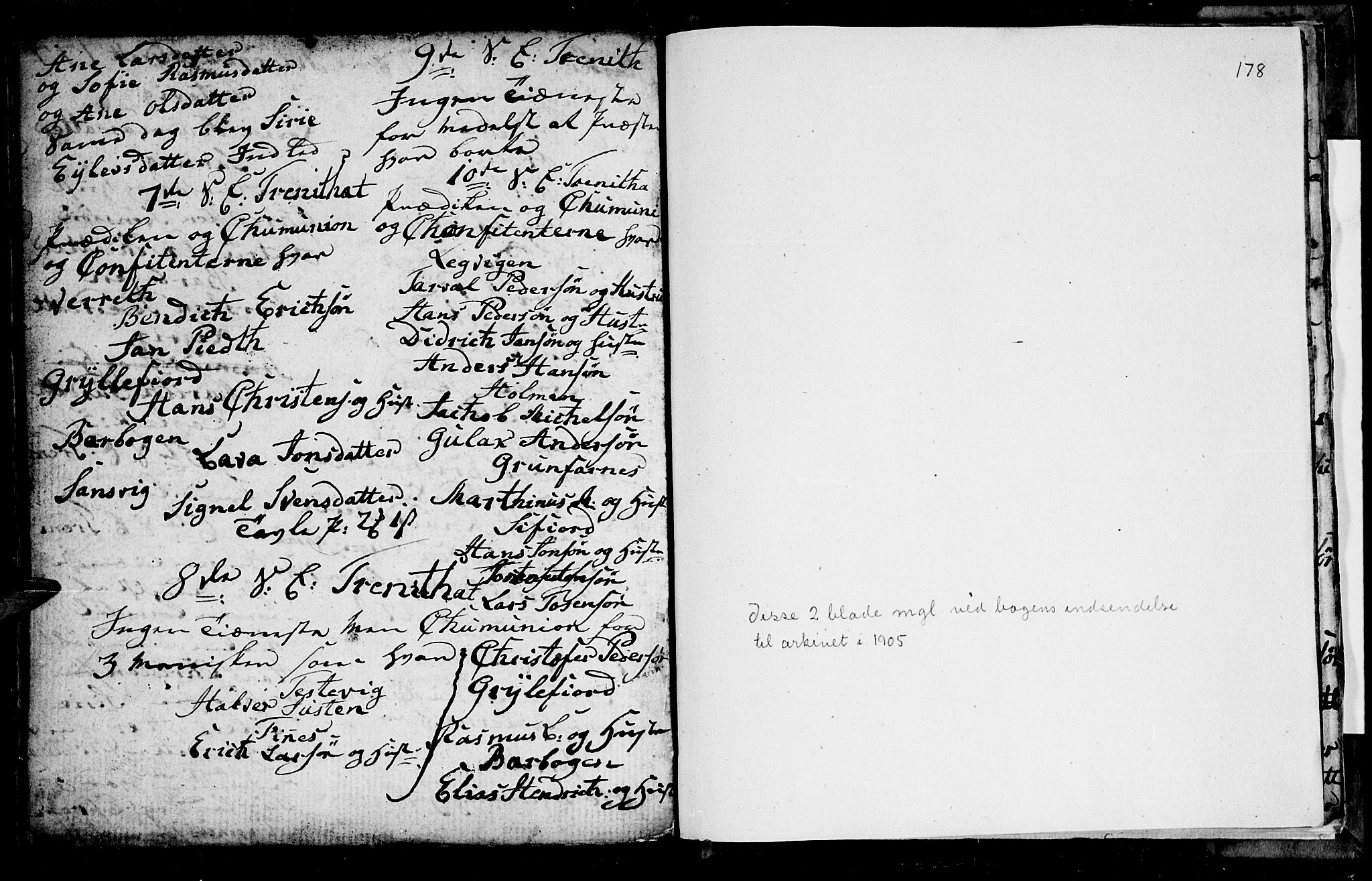 Berg sokneprestkontor, AV/SATØ-S-1318/G/Ga/Gab/L0010klokker: Parish register (copy) no. 10, 1783-1811, p. 178