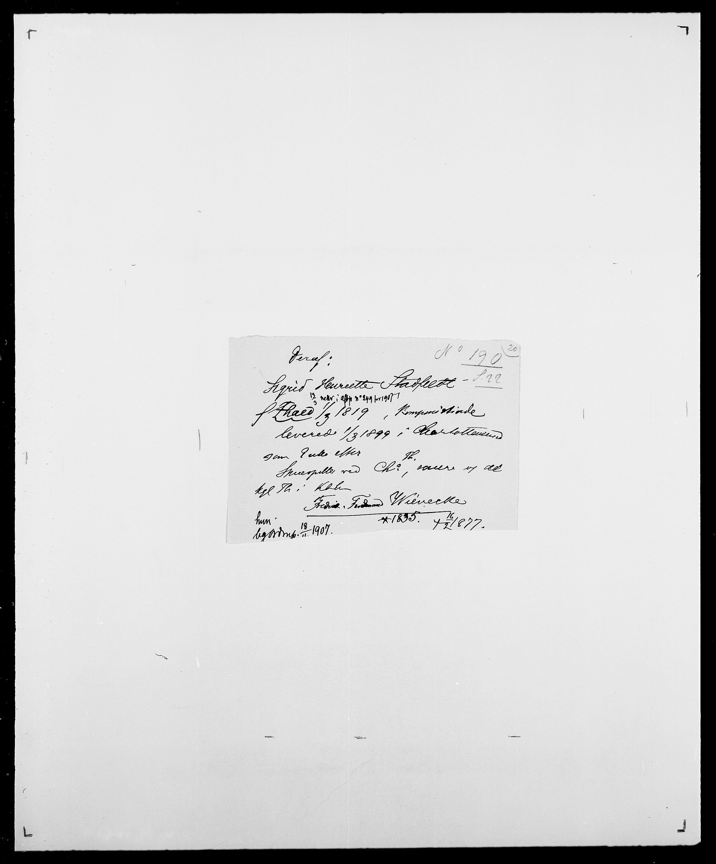 Delgobe, Charles Antoine - samling, AV/SAO-PAO-0038/D/Da/L0041: Vemmestad - Viker, p. 193