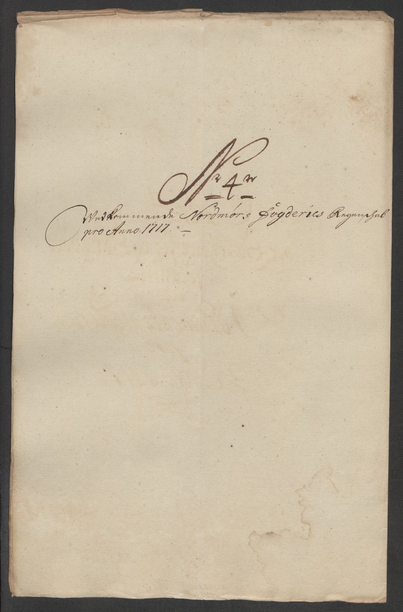 Rentekammeret inntil 1814, Reviderte regnskaper, Fogderegnskap, RA/EA-4092/R56/L3750: Fogderegnskap Nordmøre, 1717, p. 107