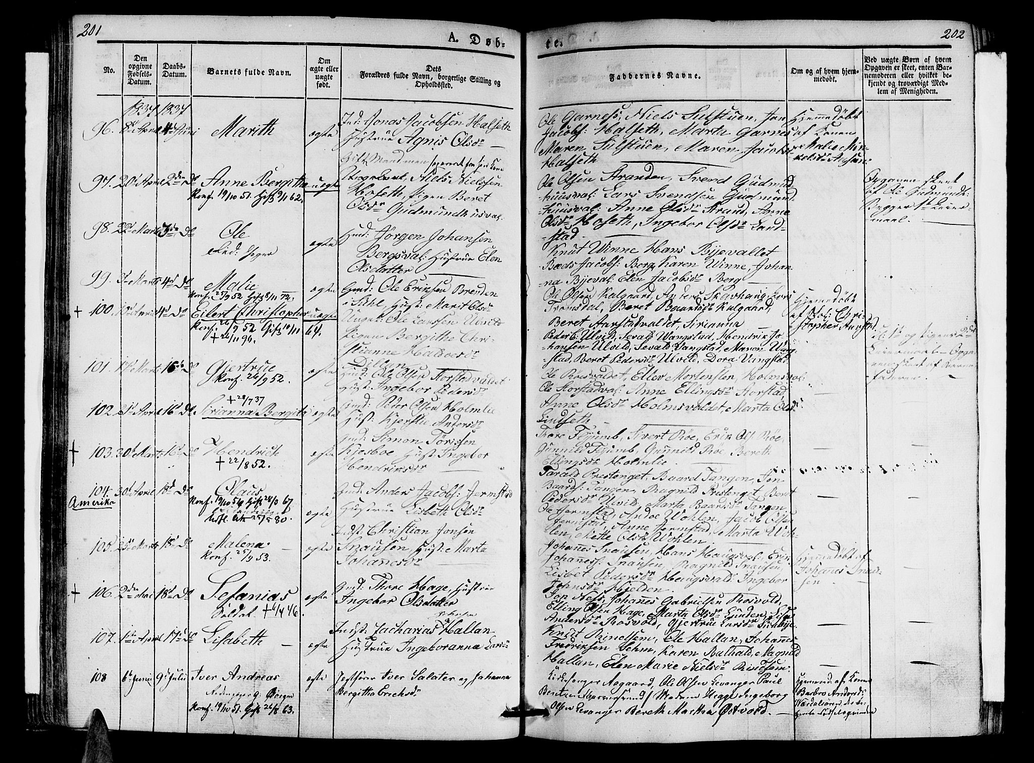 Ministerialprotokoller, klokkerbøker og fødselsregistre - Nord-Trøndelag, AV/SAT-A-1458/723/L0238: Parish register (official) no. 723A07, 1831-1840, p. 201-202