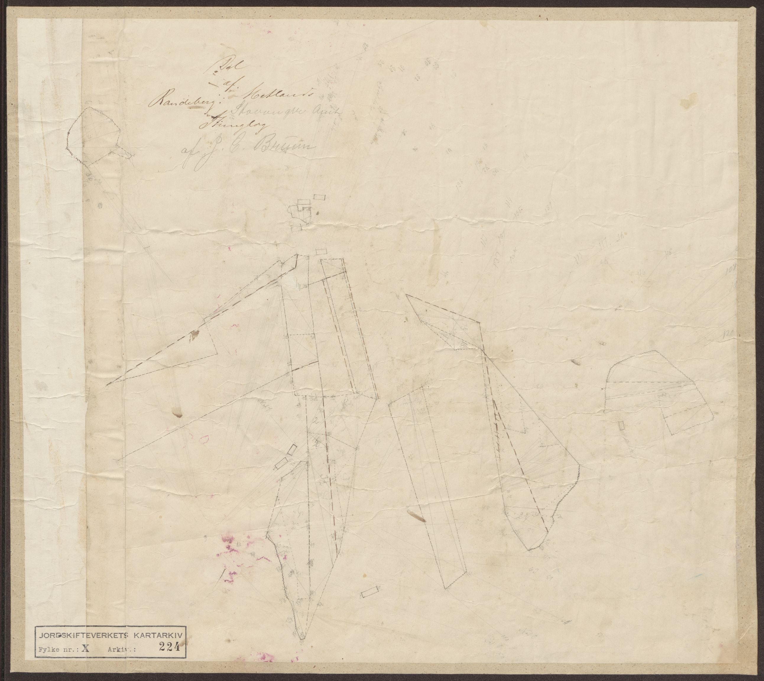 Jordskifteverkets kartarkiv, AV/RA-S-3929/T, 1859-1988, p. 285
