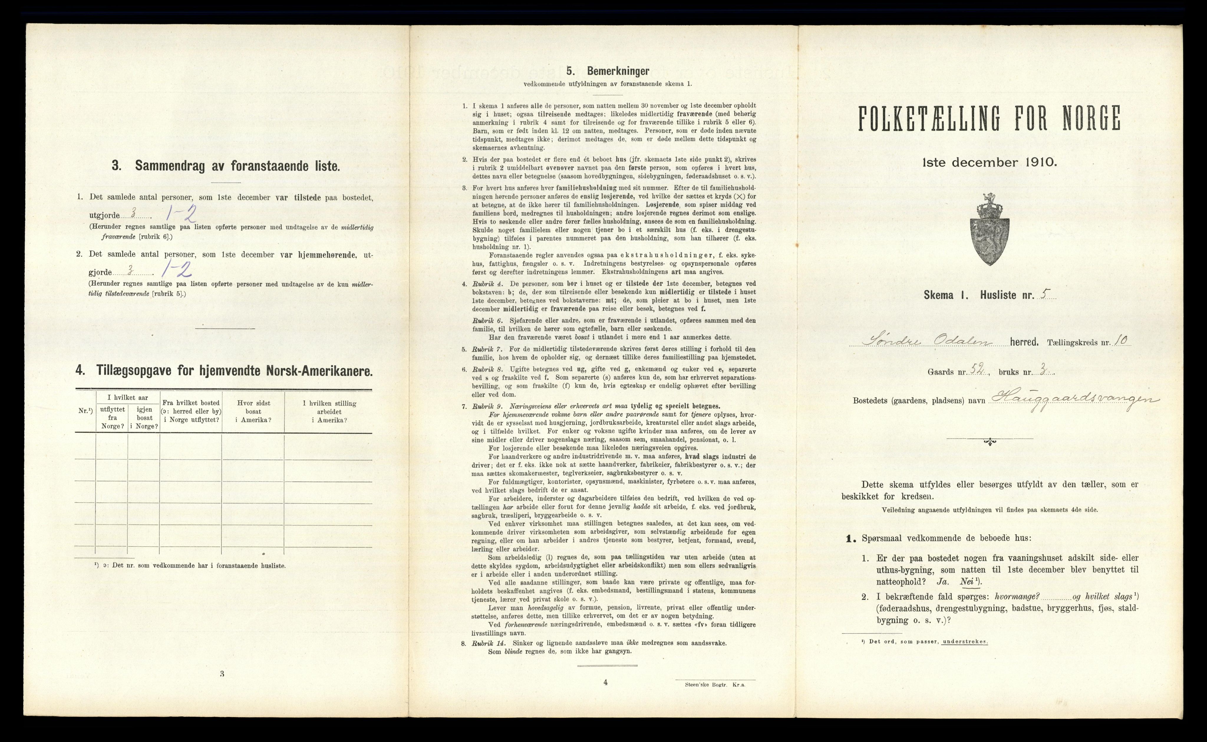 RA, 1910 census for Sør-Odal, 1910, p. 1650