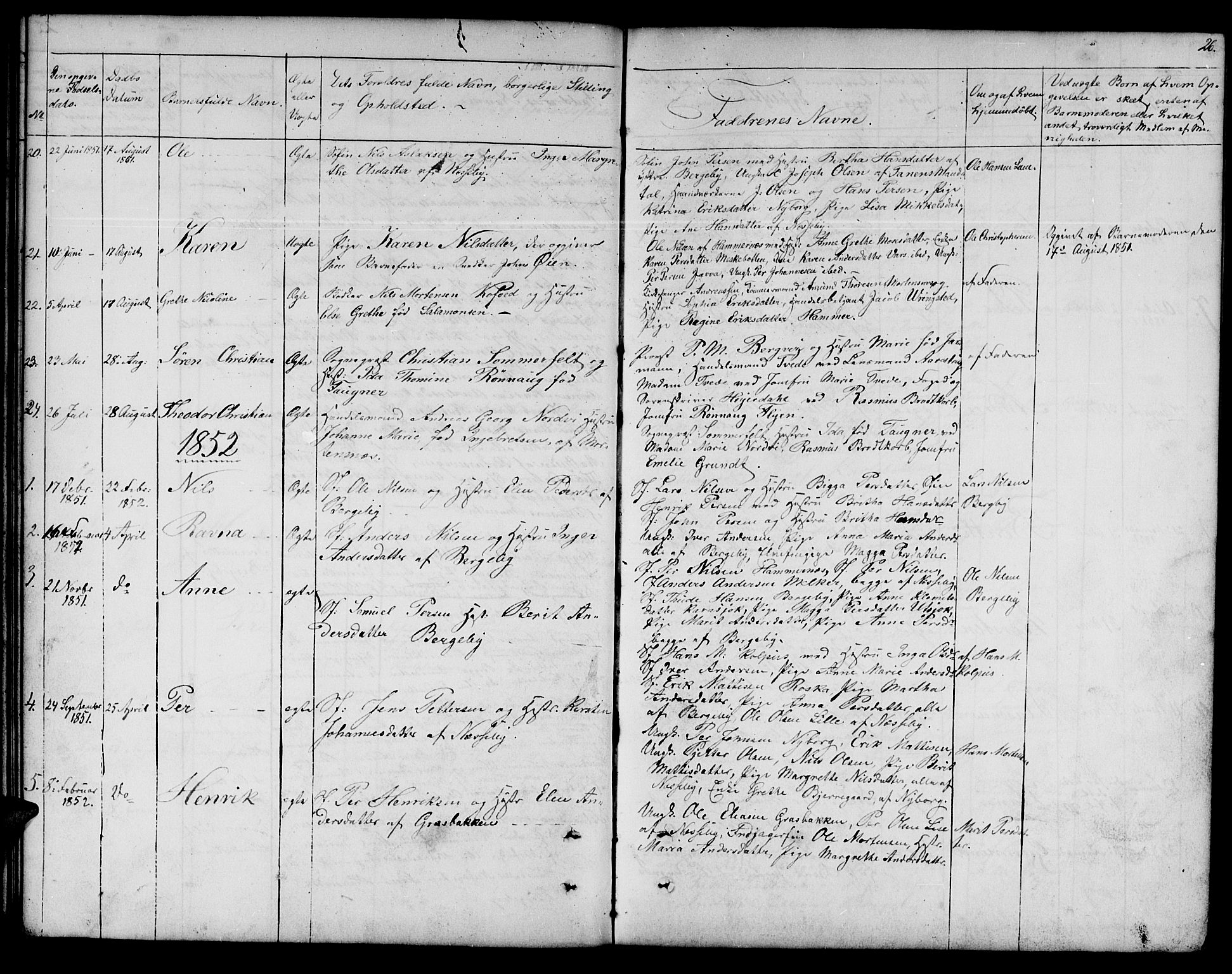Nesseby sokneprestkontor, SATØ/S-1330/H/Hb/L0001klokker: Parish register (copy) no. 1, 1844-1861, p. 26