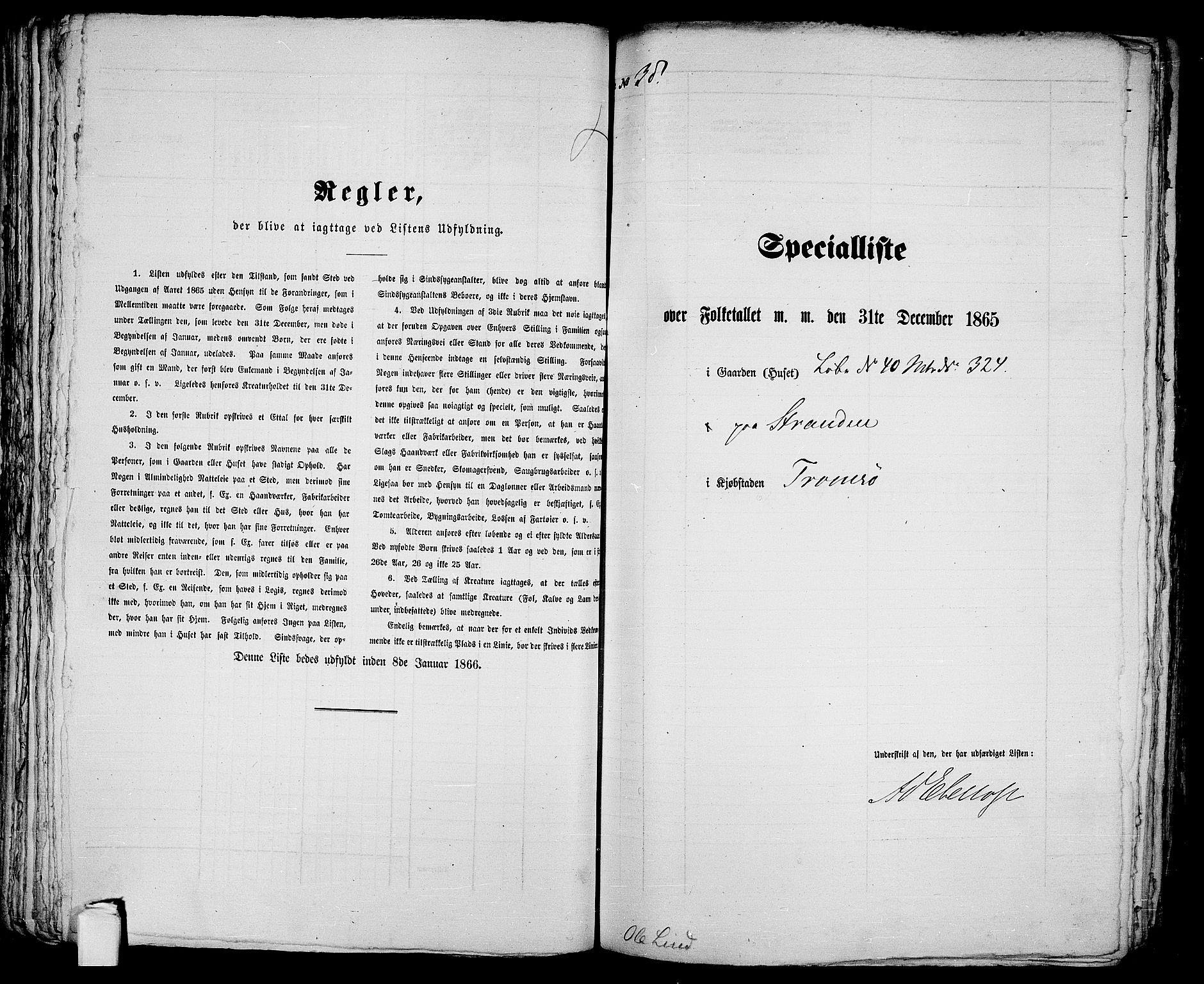 RA, 1865 census for Tromsø, 1865, p. 84