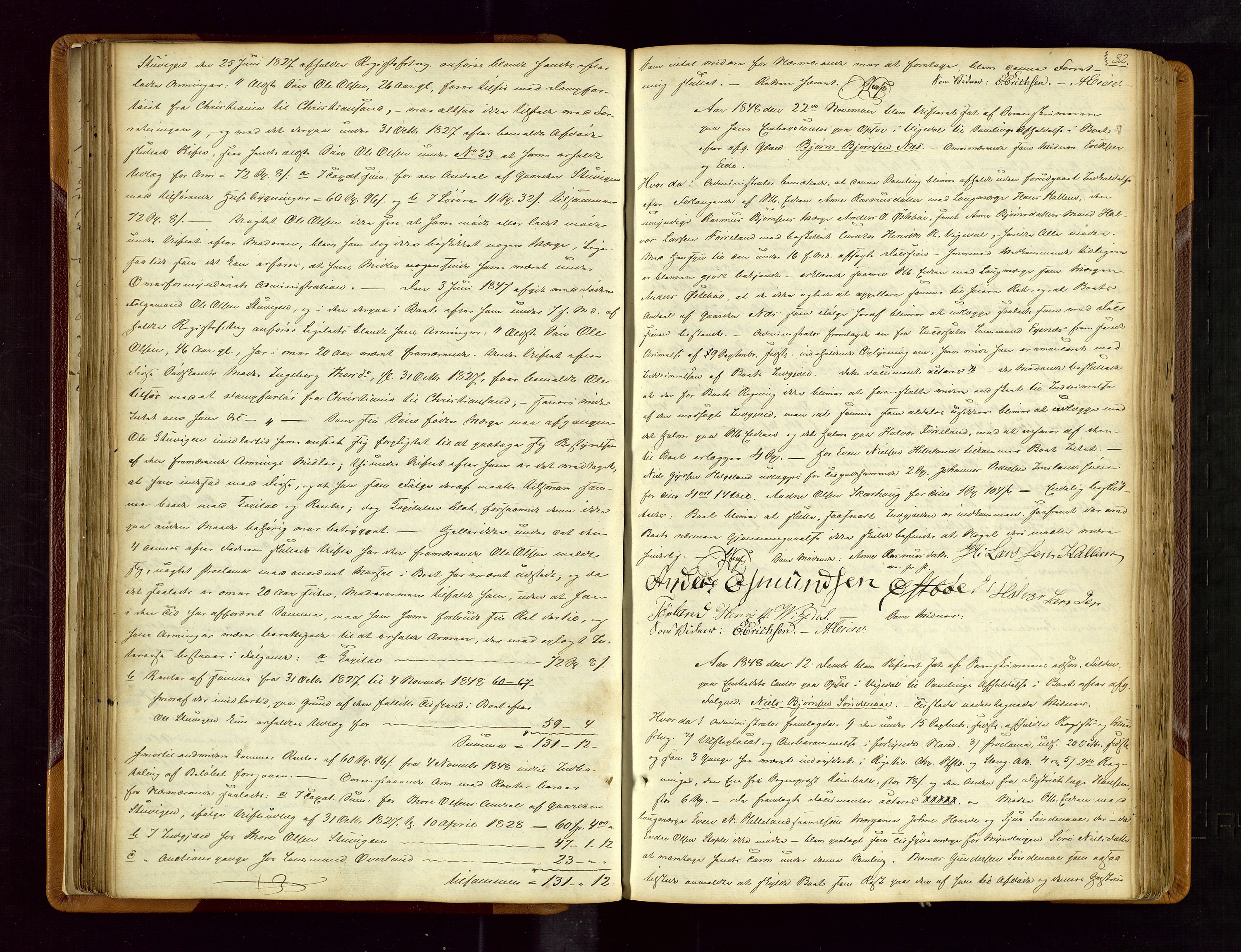 Ryfylke tingrett, AV/SAST-A-100055/001/IV/IVF/L0001: Skifteforhandlingsprotokoll A 1, 1844-1862, p. 82