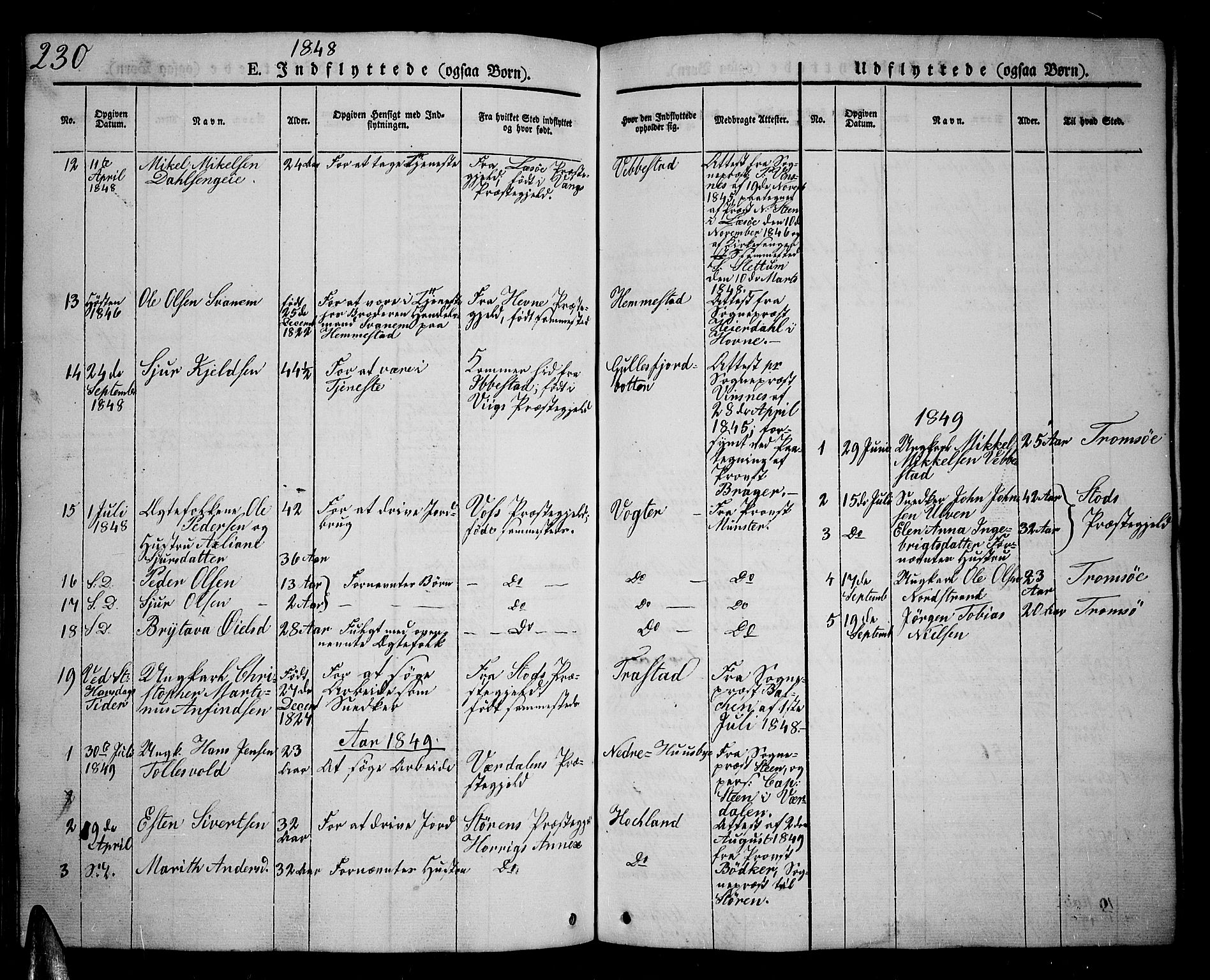 Kvæfjord sokneprestkontor, AV/SATØ-S-1323/G/Ga/Gab/L0002klokker: Parish register (copy) no. 2, 1841-1855, p. 230