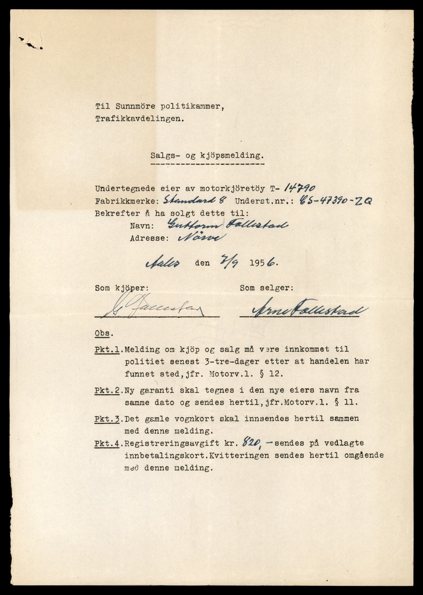 Møre og Romsdal vegkontor - Ålesund trafikkstasjon, AV/SAT-A-4099/F/Fe/L0048: Registreringskort for kjøretøy T 14721 - T 14863, 1927-1998, p. 1461