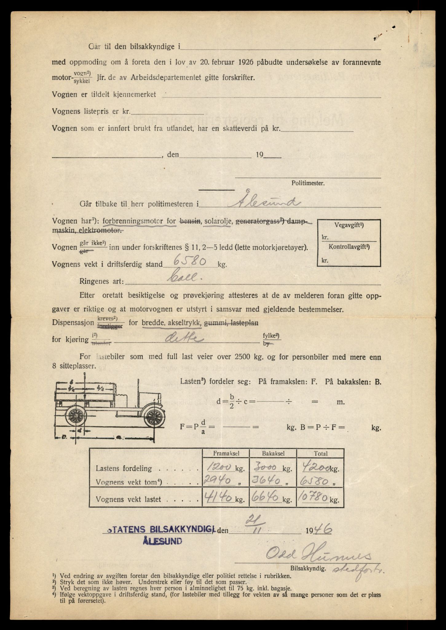 Møre og Romsdal vegkontor - Ålesund trafikkstasjon, AV/SAT-A-4099/F/Fe/L0010: Registreringskort for kjøretøy T 1050 - T 1169, 1927-1998, p. 1497