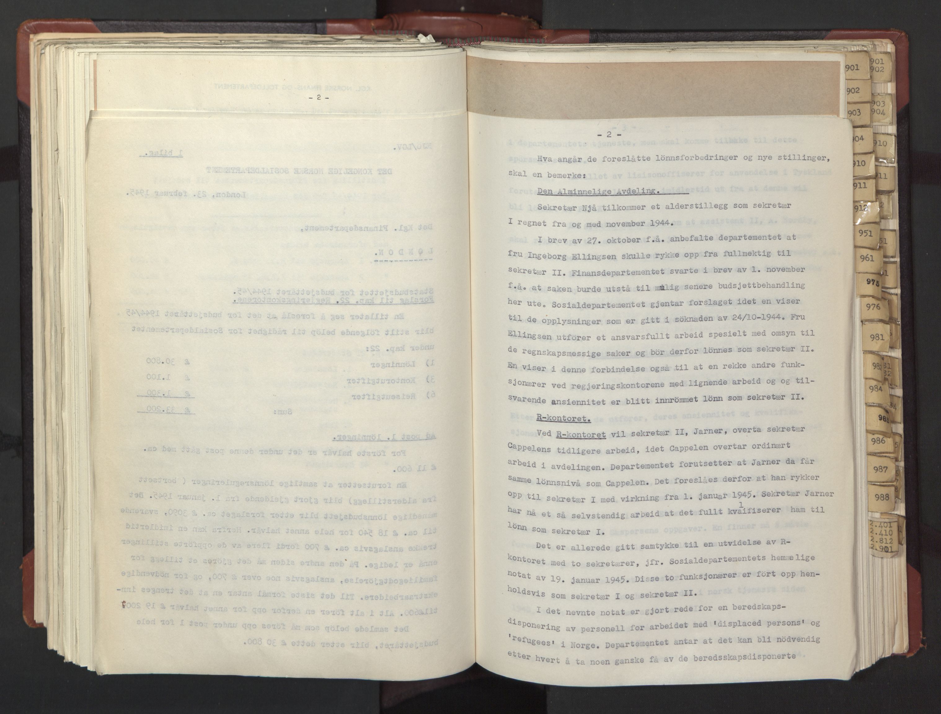 Statsrådssekretariatet, AV/RA-S-1001/A/Ac/L0126: Kgl. res. 12/1-25/5, 1945, p. 398