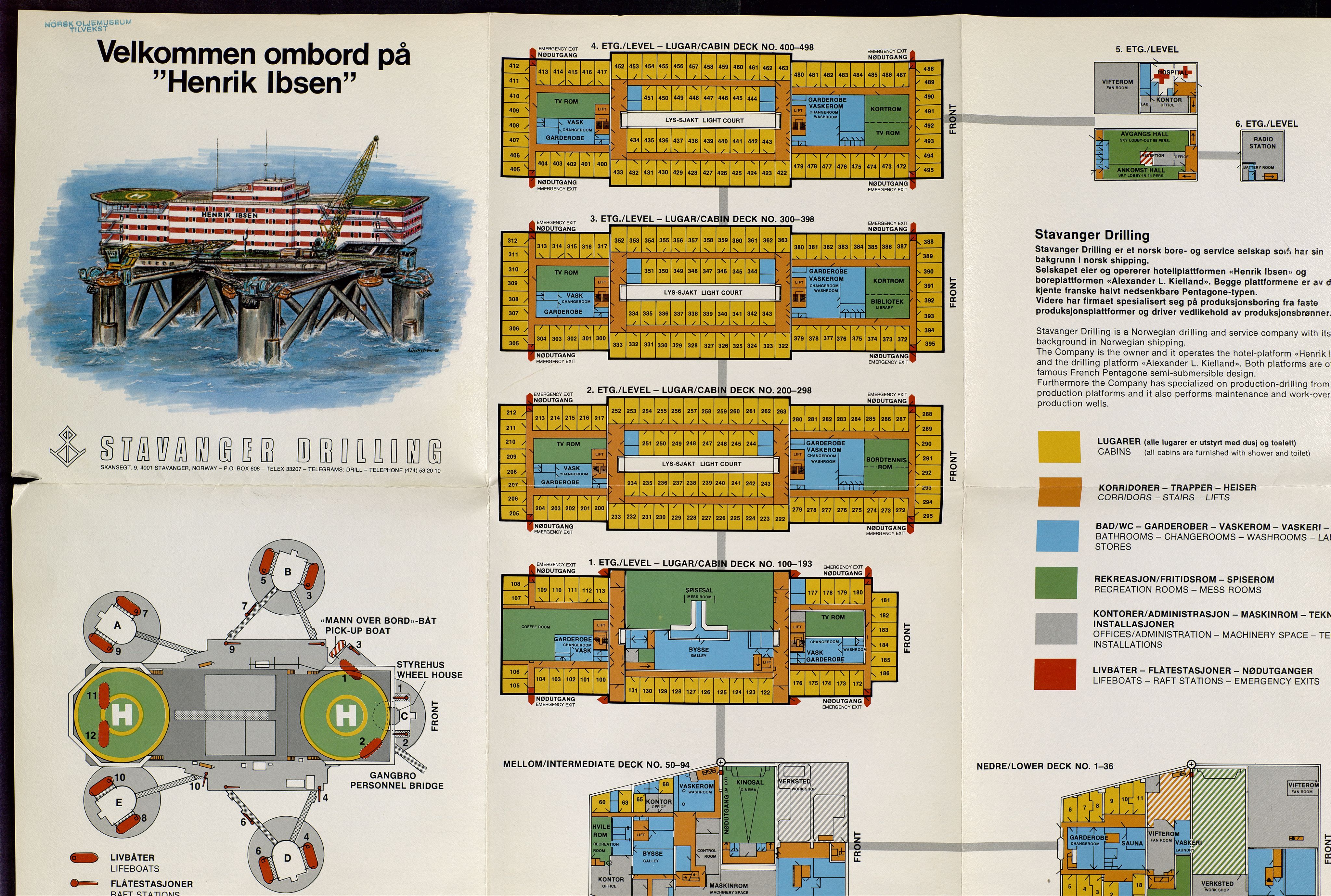 Pa 1503 - Stavanger Drilling AS, SAST/A-101906/2/E/Ec/Eca/L0004: Sak og korrespondanse, 1973-1982