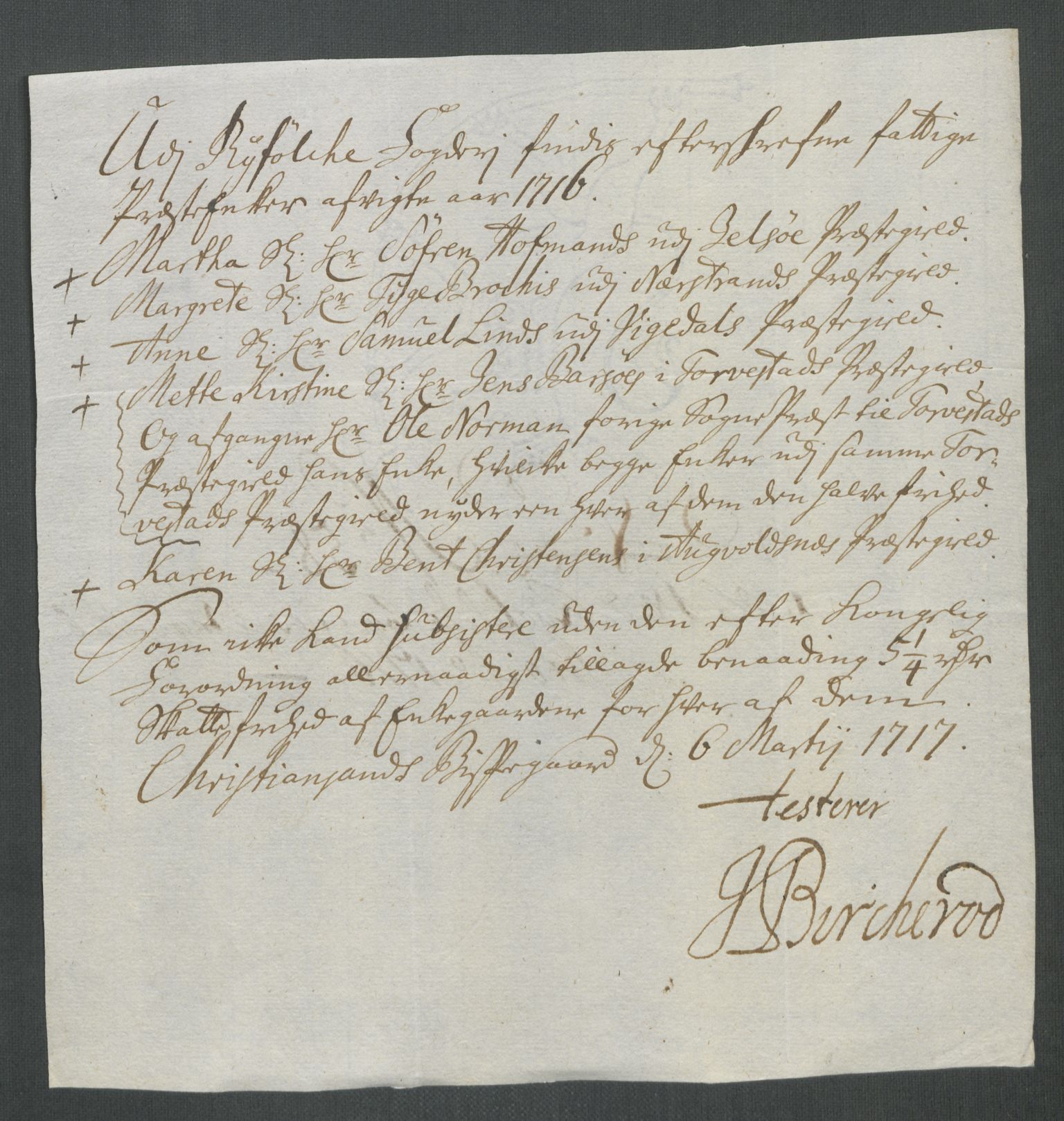 Rentekammeret inntil 1814, Reviderte regnskaper, Fogderegnskap, AV/RA-EA-4092/R47/L2869: Fogderegnskap Ryfylke, 1716, p. 296