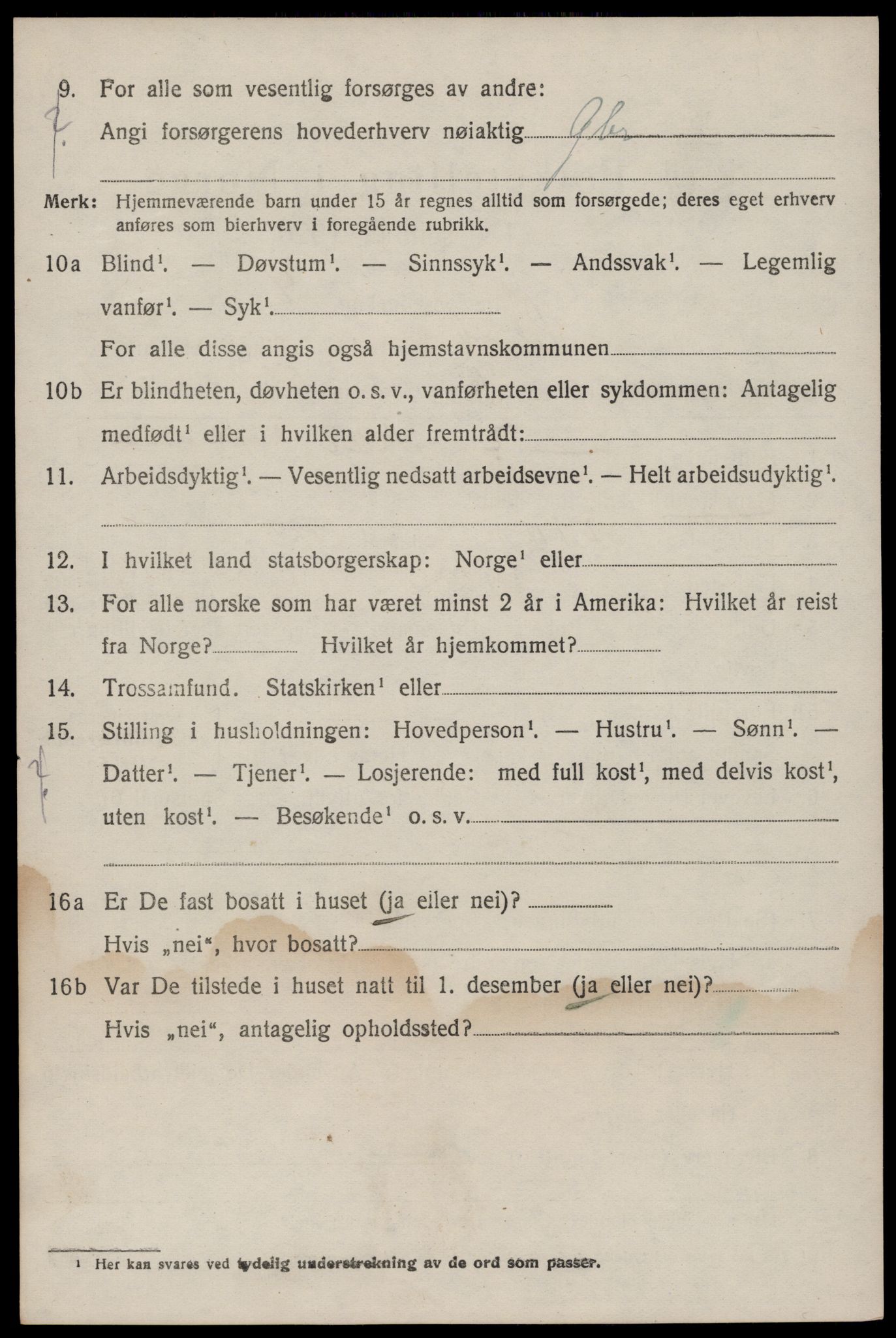 SAKO, 1920 census for Seljord, 1920, p. 3885