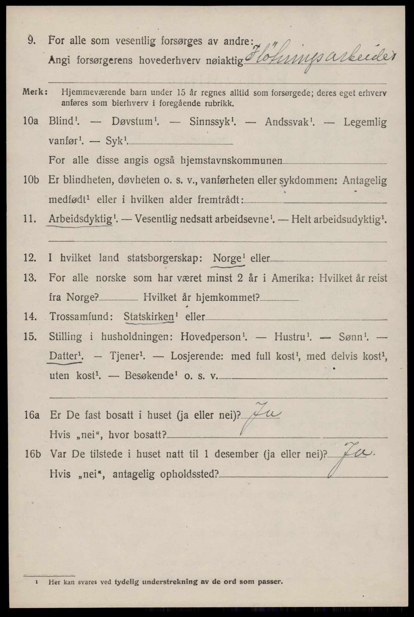 SAKO, 1920 census for Nissedal, 1920, p. 4402