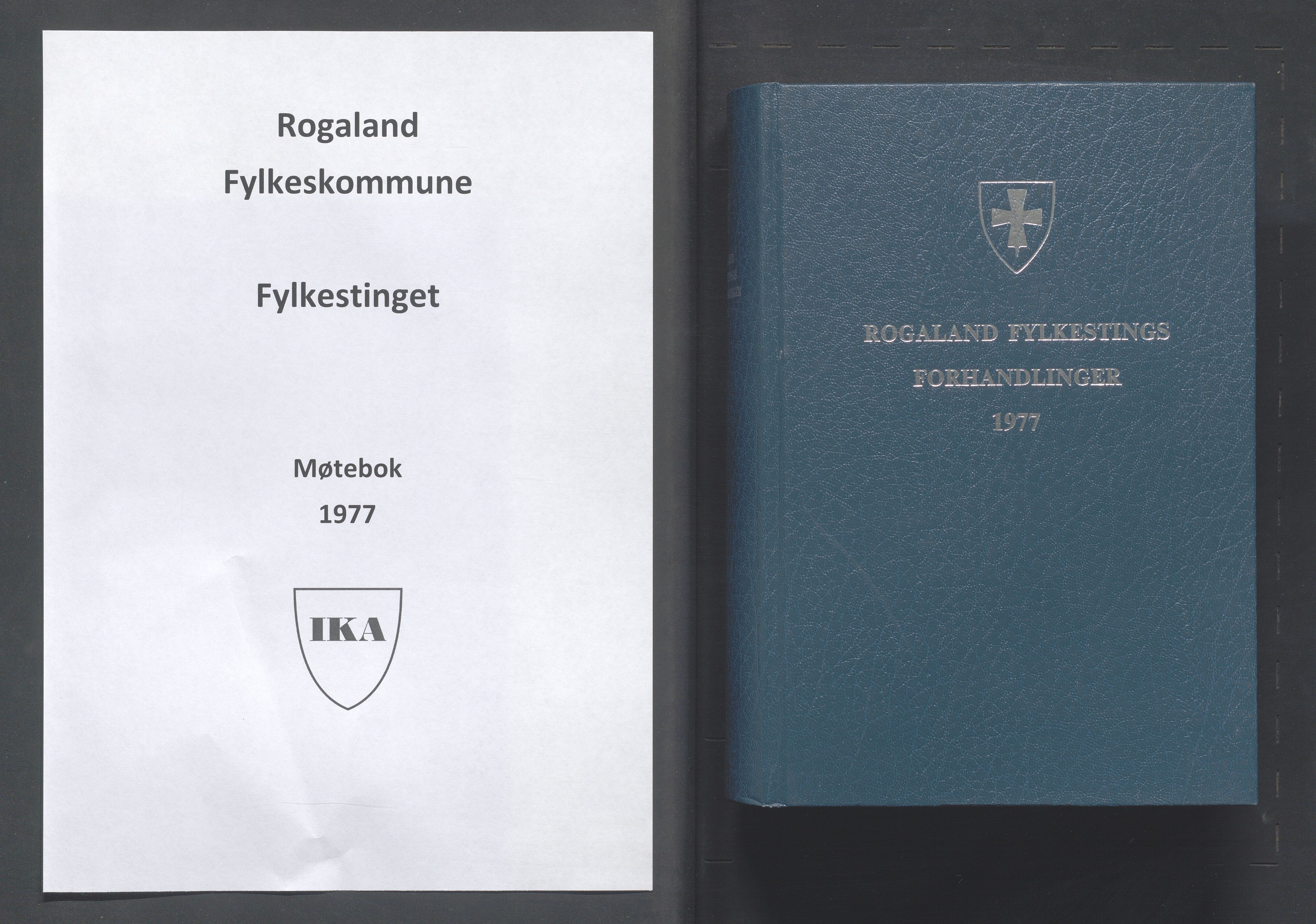 Rogaland fylkeskommune - Fylkesrådmannen , IKAR/A-900/A/Aa/Aaa/L0097: Møtebok , 1977