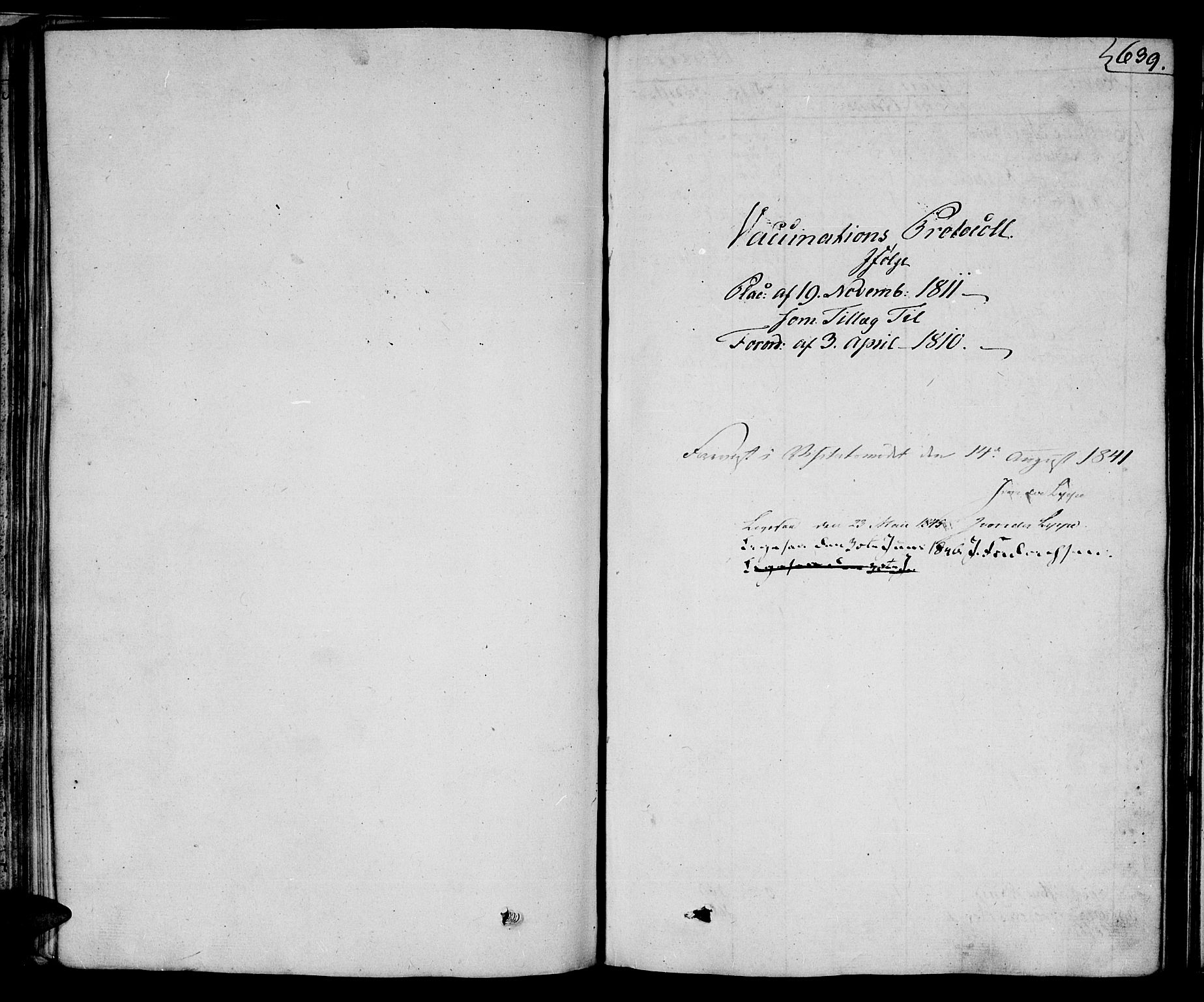 Arendal sokneprestkontor, Trefoldighet, SAK/1111-0040/F/Fa/L0003: Parish register (official) no. A 3, 1805-1868, p. 639