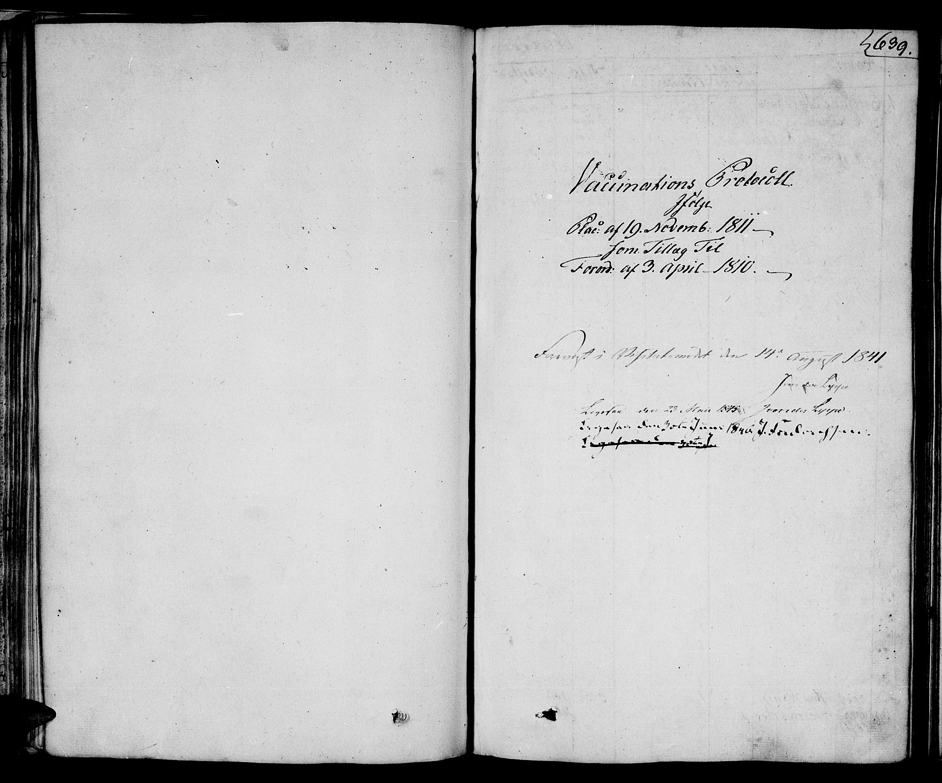 Arendal sokneprestkontor, Trefoldighet, AV/SAK-1111-0040/F/Fa/L0003: Parish register (official) no. A 3, 1805-1868, p. 639
