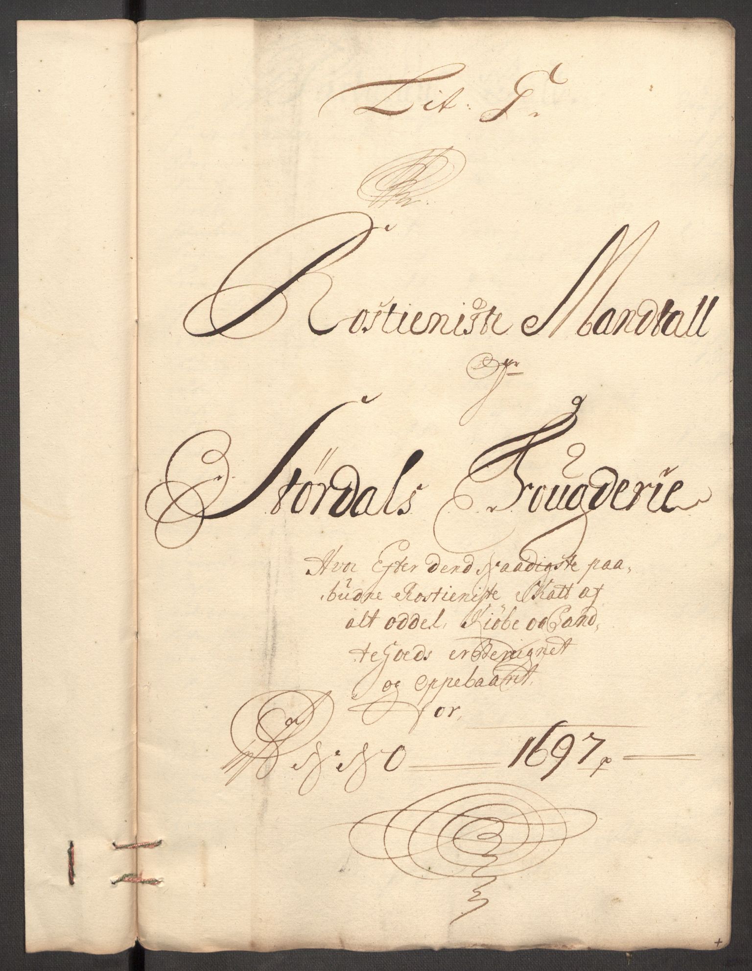 Rentekammeret inntil 1814, Reviderte regnskaper, Fogderegnskap, AV/RA-EA-4092/R62/L4189: Fogderegnskap Stjørdal og Verdal, 1697, p. 107