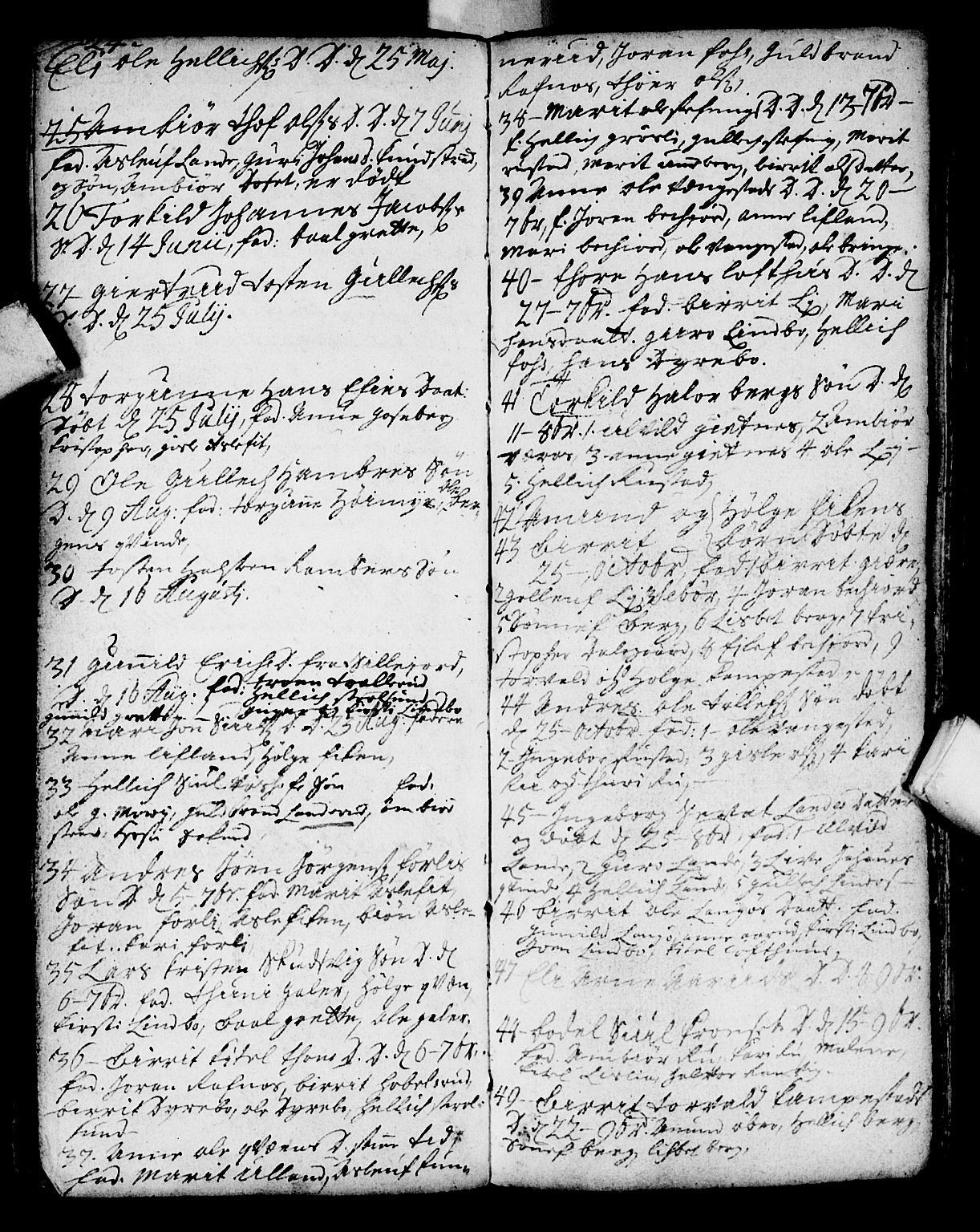 Flesberg kirkebøker, AV/SAKO-A-18/F/Fa/L0001: Parish register (official) no. I 1, 1688-1725