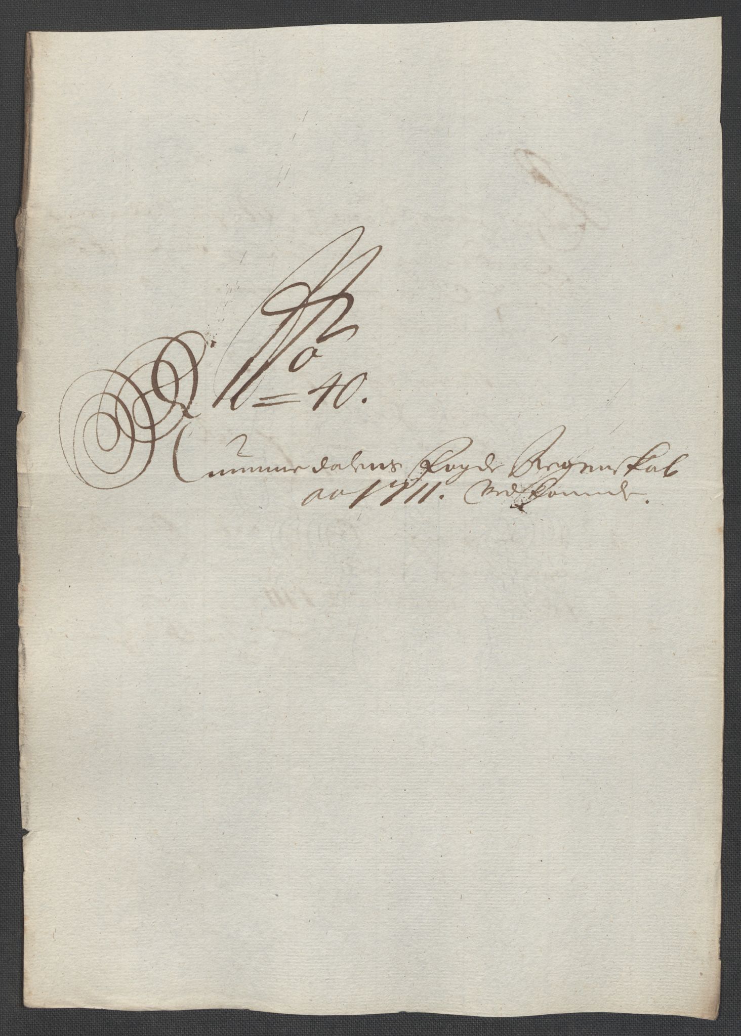 Rentekammeret inntil 1814, Reviderte regnskaper, Fogderegnskap, AV/RA-EA-4092/R64/L4432: Fogderegnskap Namdal, 1711, p. 148