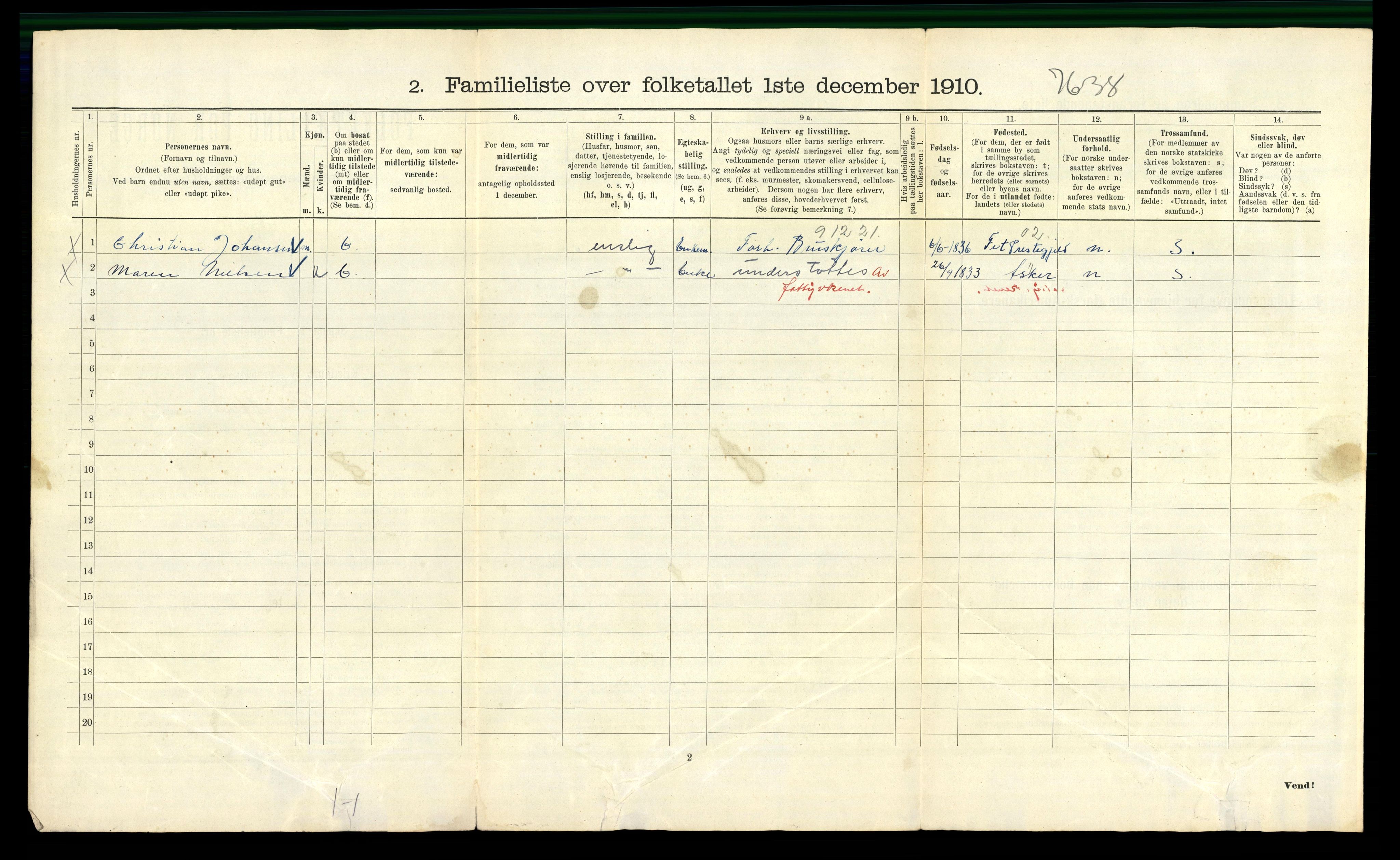 RA, 1910 census for Kristiania, 1910, p. 88772