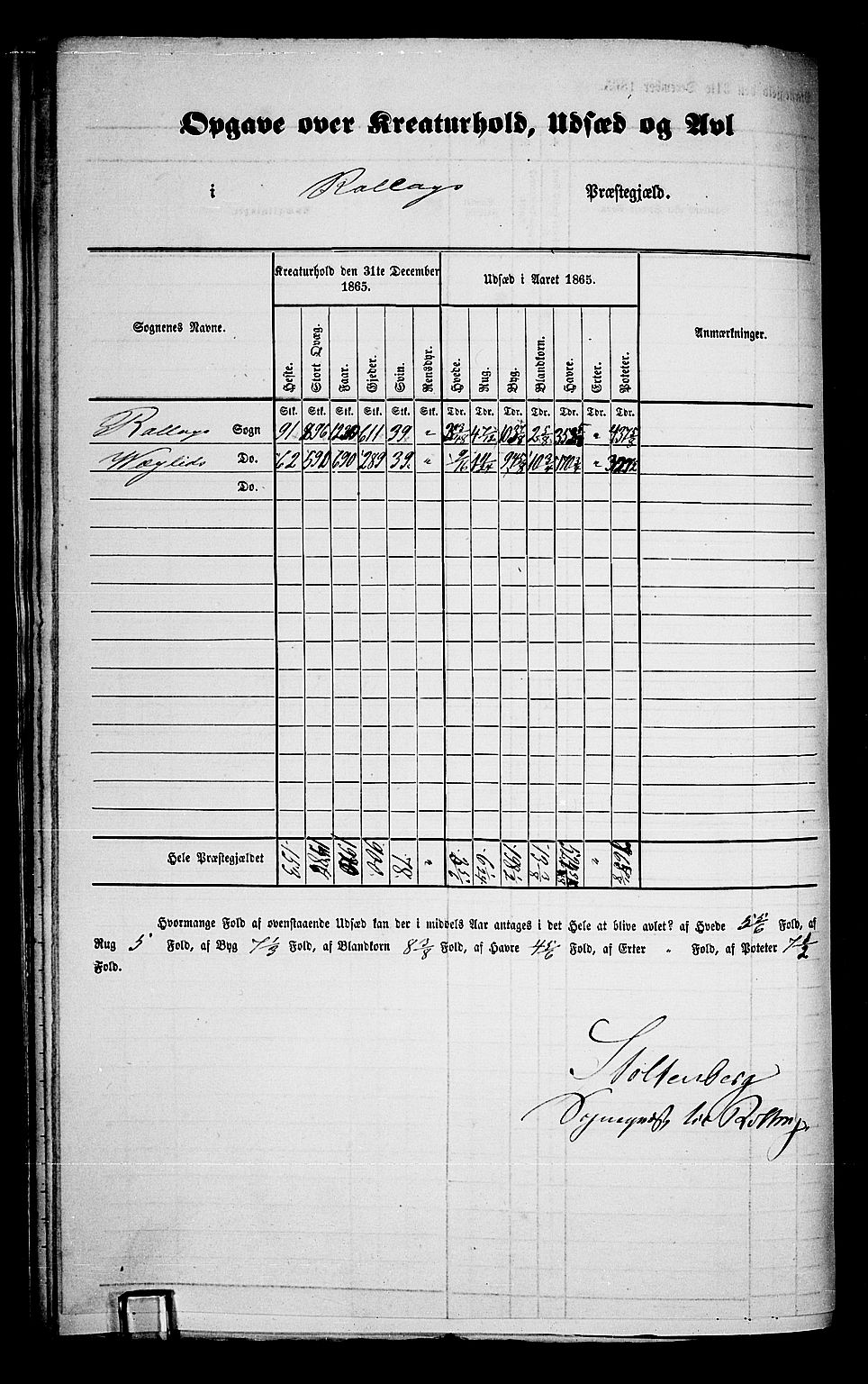 RA, 1865 census for Rollag, 1865, p. 5