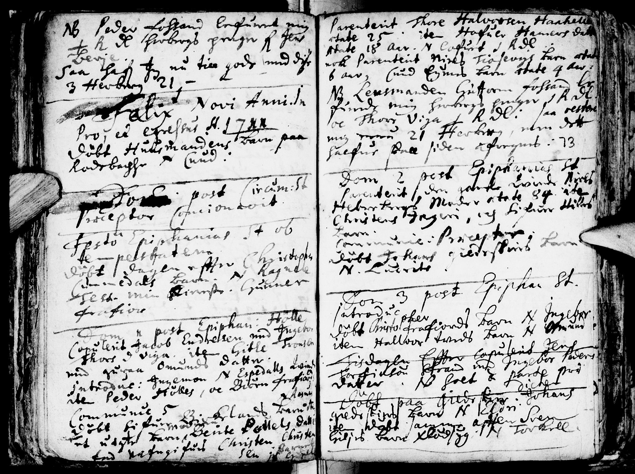 Strand sokneprestkontor, SAST/A-101828/H/Ha/Haa/L0001: Parish register (official) no. A 1, 1702-1745, p. 73