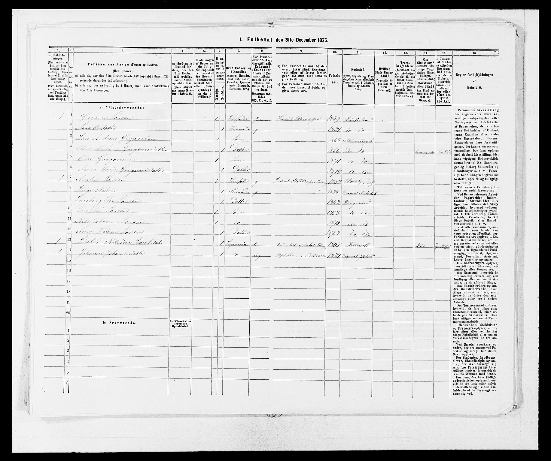 SAB, 1875 census for 1247P Askøy, 1875, p. 1083