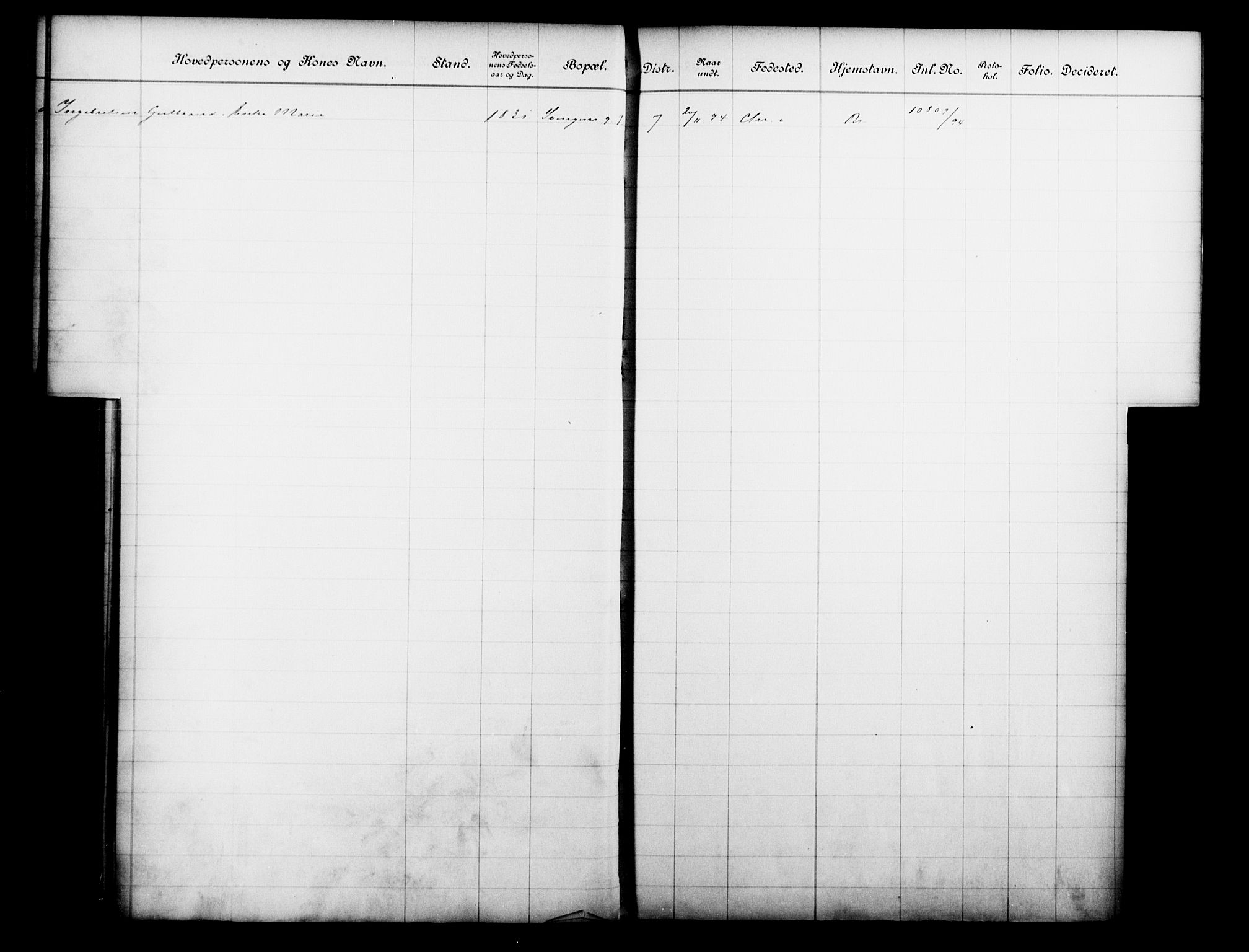 Fattigvesenet, OBA/A-20045/Fb/L0014: Hjemstavnsregister, 1894, p. 76