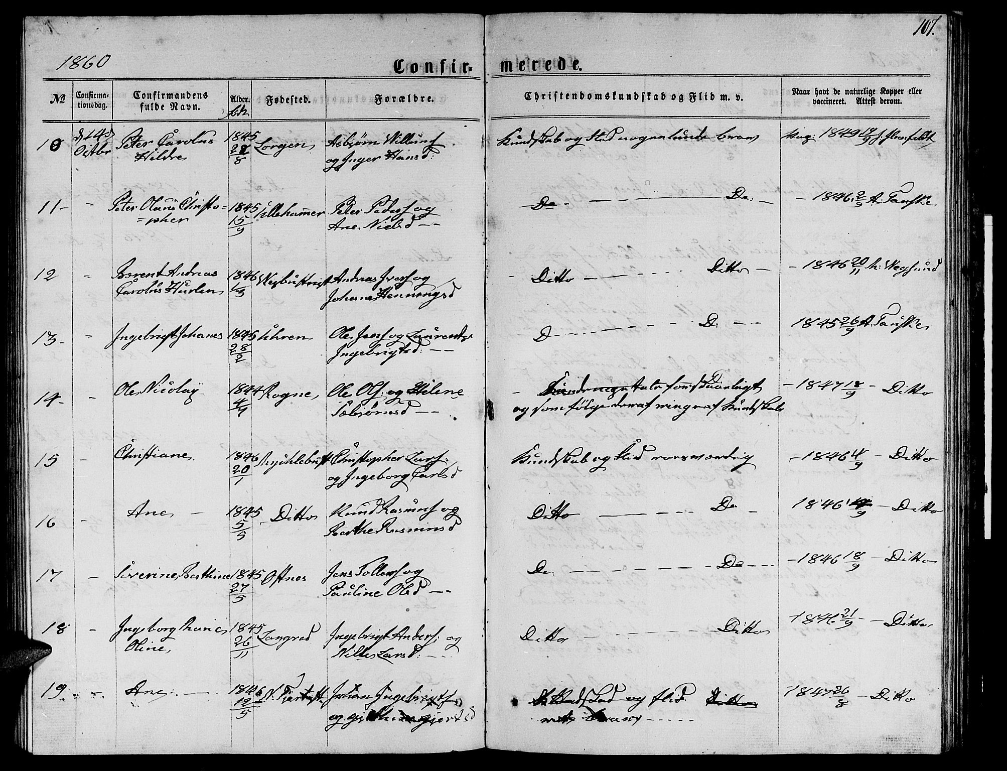 Ministerialprotokoller, klokkerbøker og fødselsregistre - Møre og Romsdal, AV/SAT-A-1454/536/L0508: Parish register (copy) no. 536C03, 1860-1870, p. 107