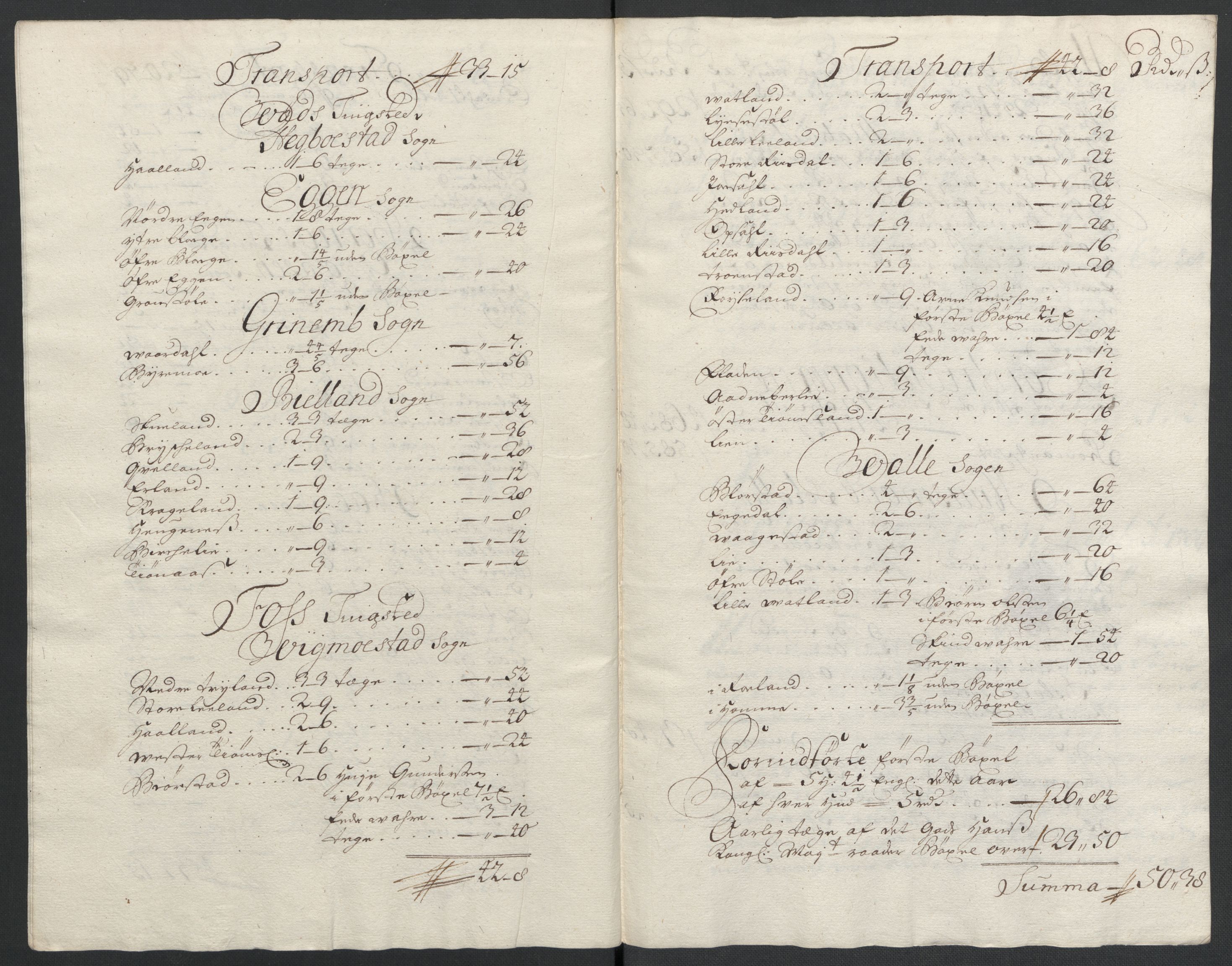 Rentekammeret inntil 1814, Reviderte regnskaper, Fogderegnskap, RA/EA-4092/R43/L2552: Fogderegnskap Lista og Mandal, 1705-1709, p. 228