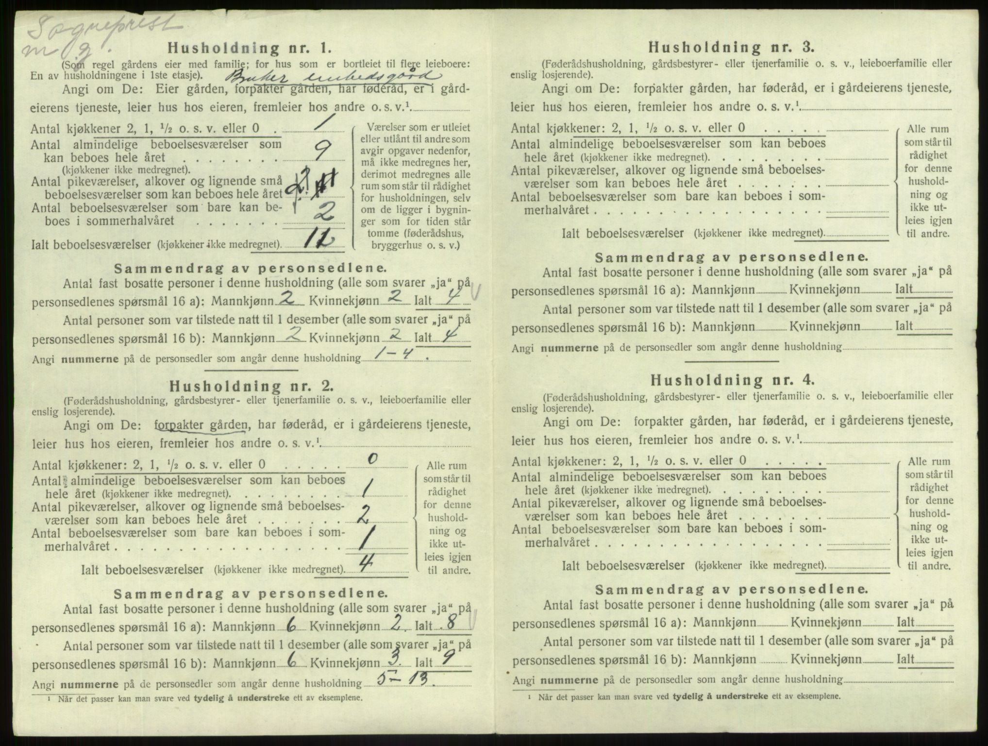 SAB, 1920 census for Fjaler, 1920, p. 710