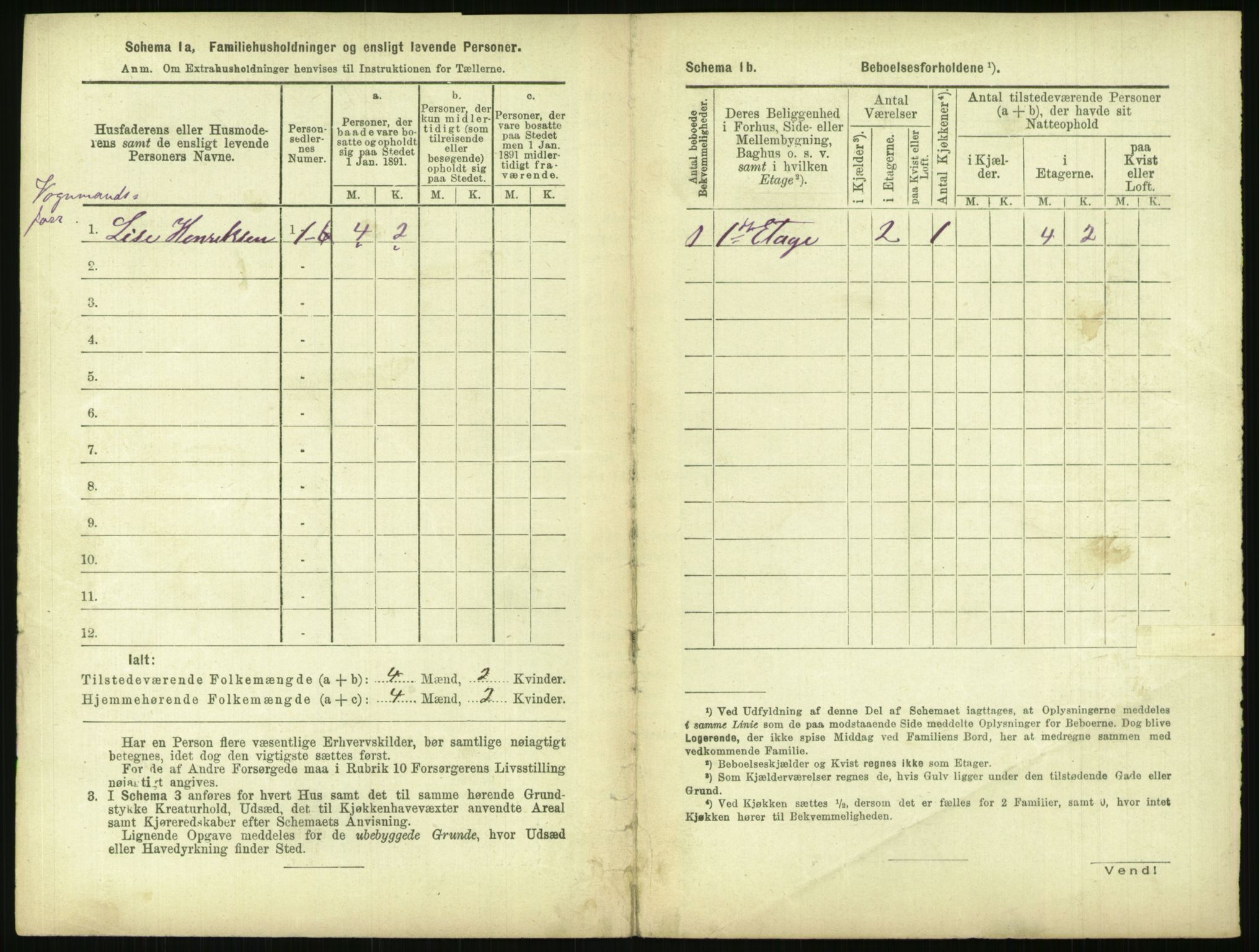 RA, 1891 census for 0301 Kristiania, 1891, p. 120927