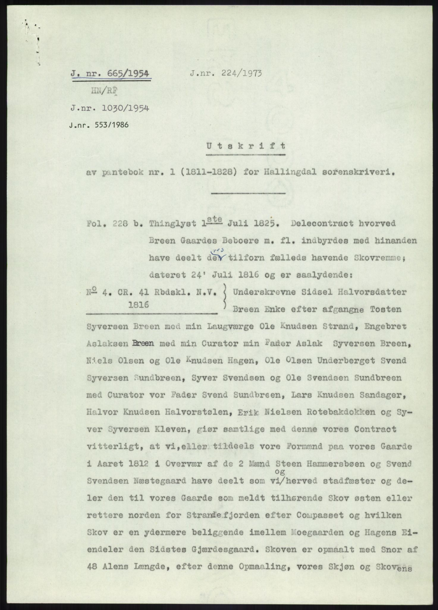 Statsarkivet i Kongsberg, SAKO/A-0001, 1944-1954, p. 293